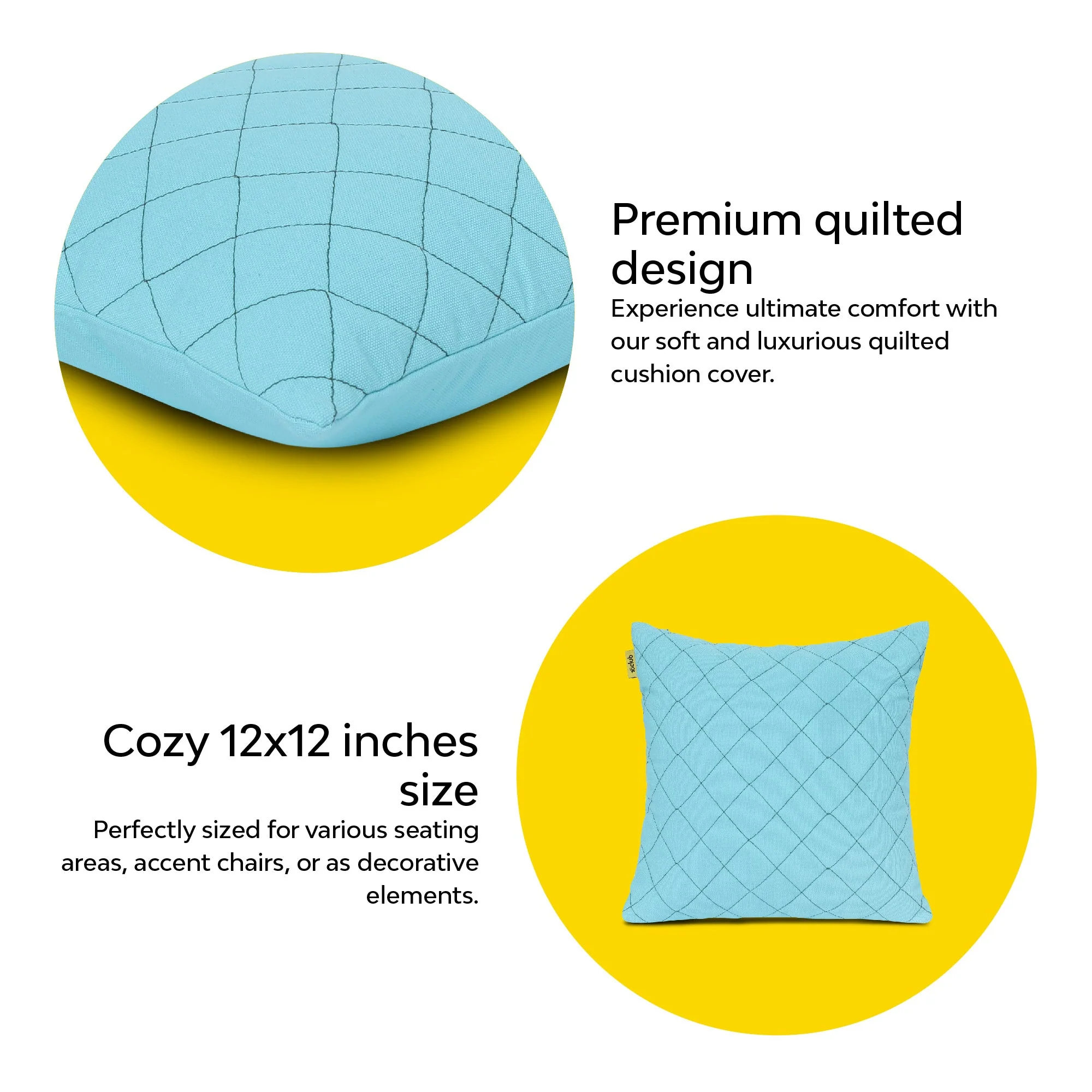 Diamond Quilted Cushion Cover - Image 32