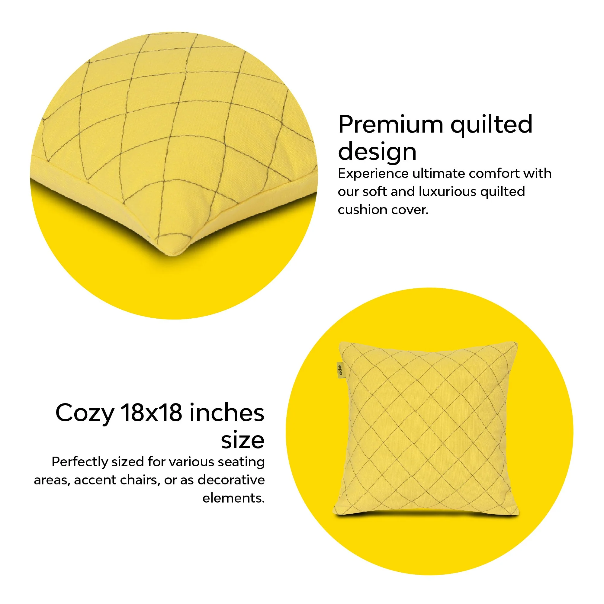 Diamond Quilted Cushion Cover - Image 39