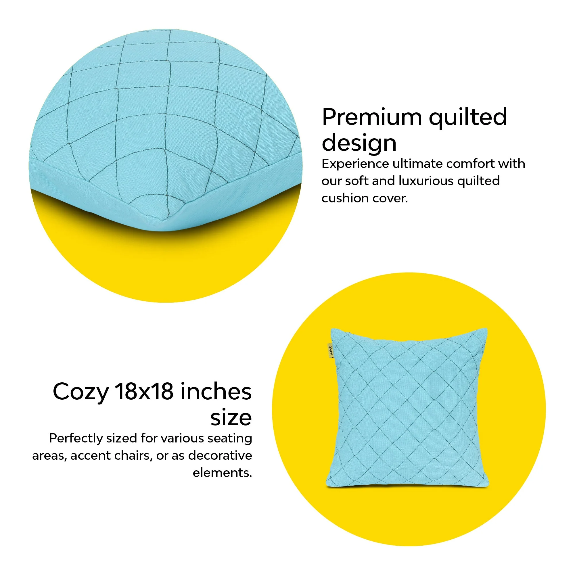 Diamond Quilted Cushion Cover - Image 46