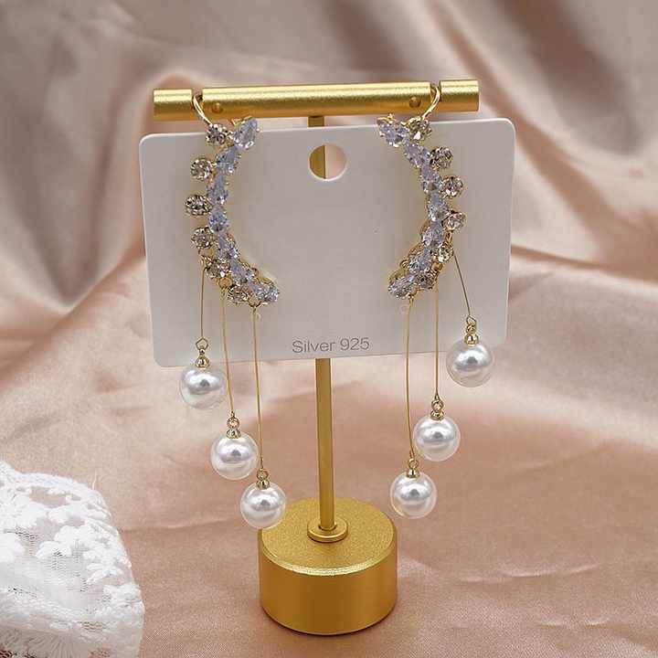 Diamond Silver Ear Cuff - Image 3