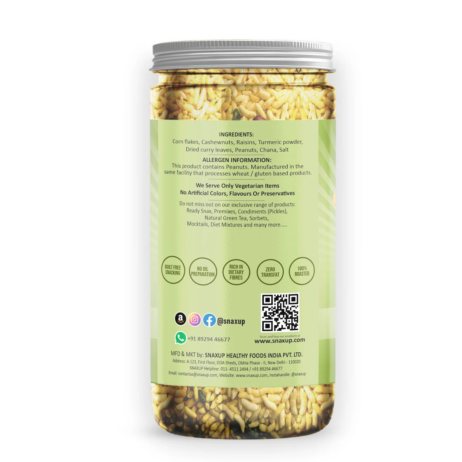 Diet Mixture Puffed Rice With Corn Flakes - Image 2
