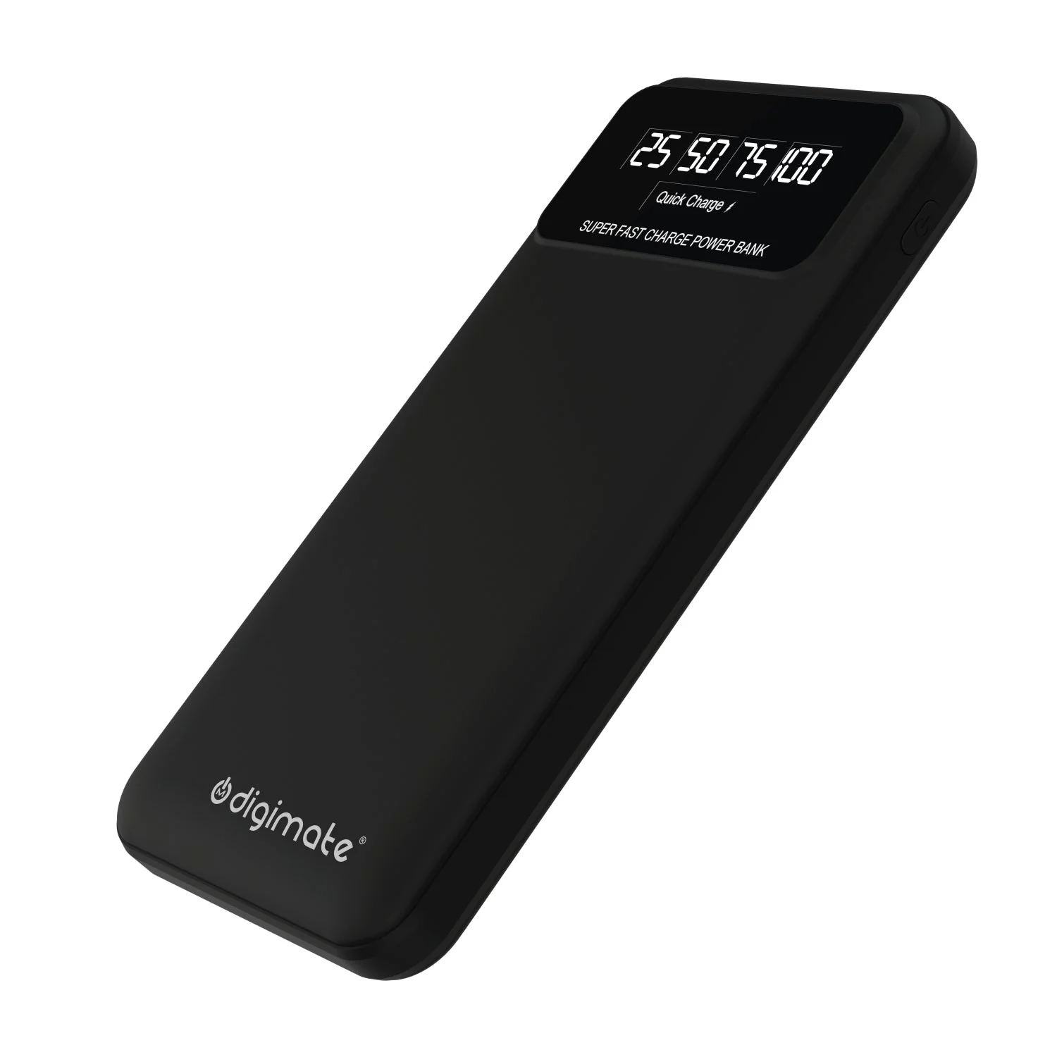 Digimate 10000mAh Power Bank | LED Display Dual Input Type-C Output | 22.5W Fast Charging (Black, DG-PB-1004) - Image 5