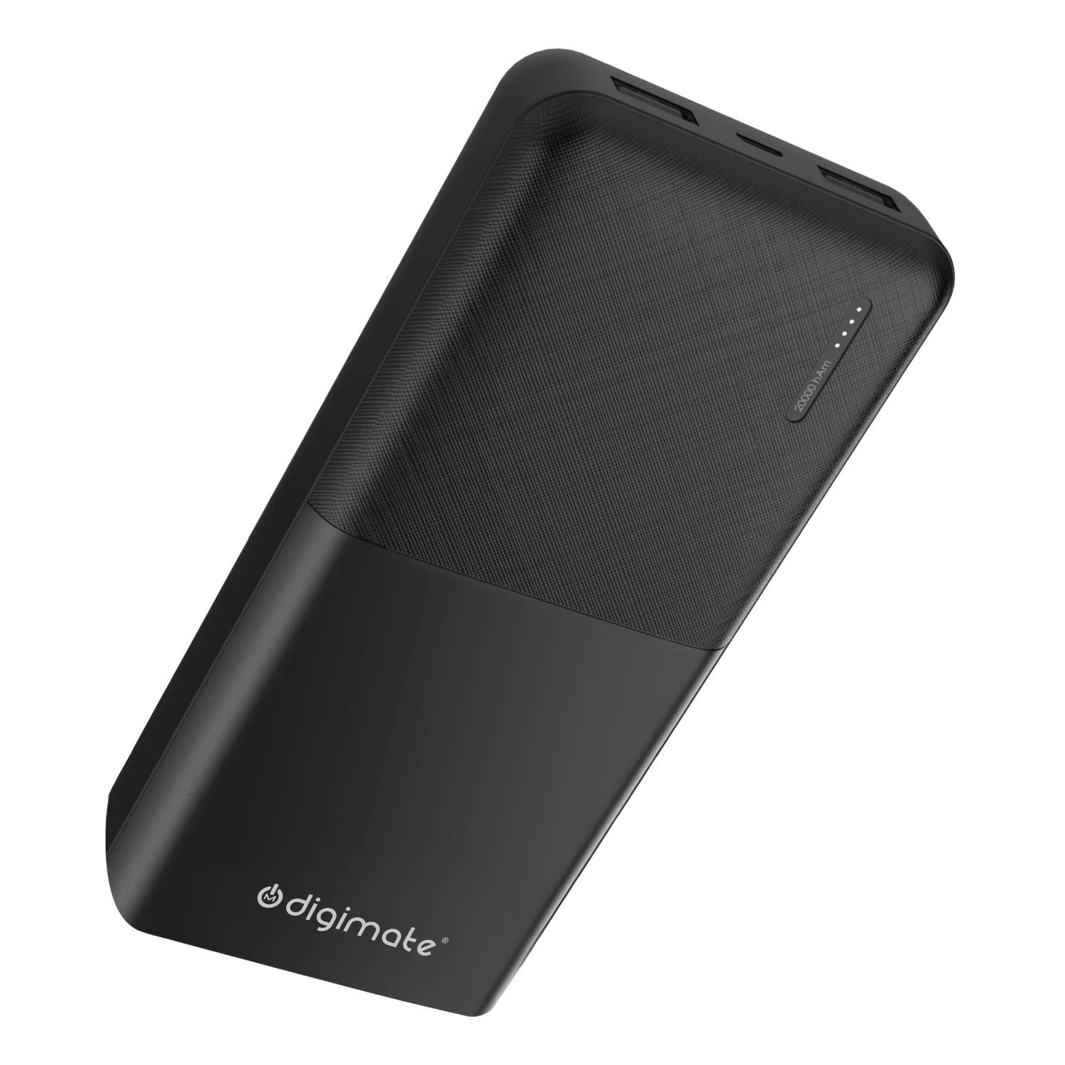 Digimate 20000mAh Power Bank, 10W Dual USB Fast Charging Quick Charge (DGPB-2002, Black) - Image 4