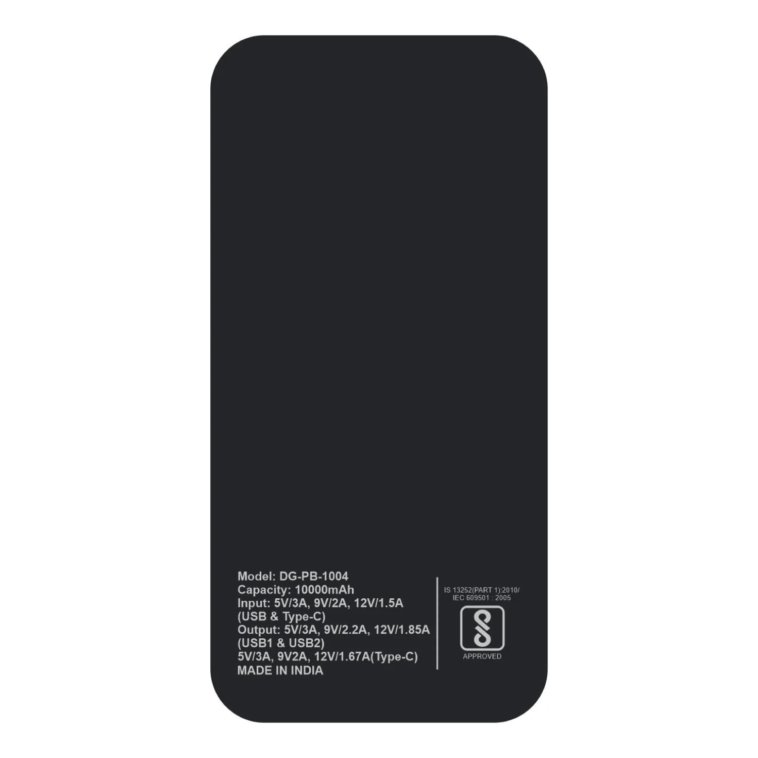 Digimate 20000mAh Power Bank | LED Display Dual Input Type-C Output | 22.5W Fast Charging (Black, DG-PB-2003) - Image 2