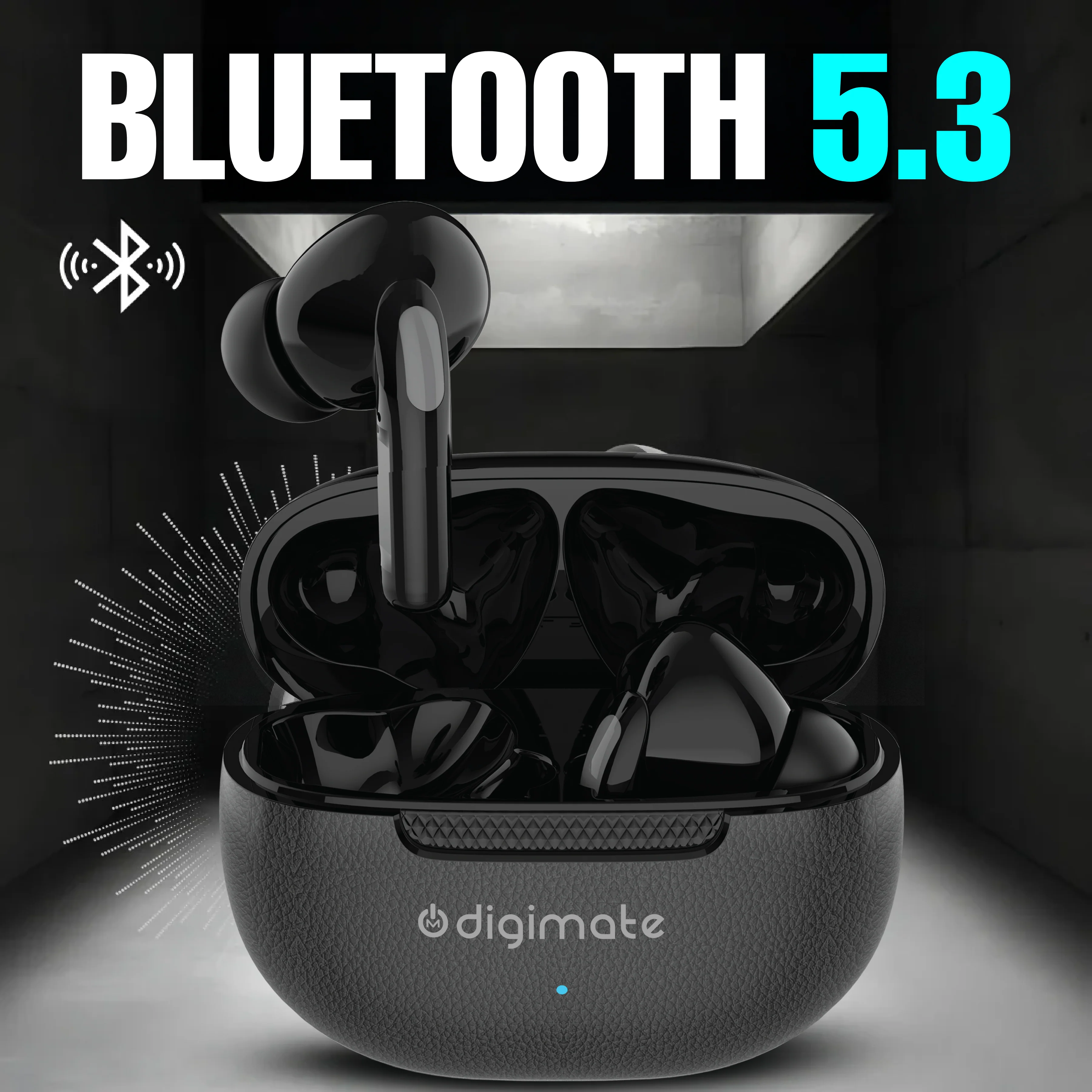 Digimate Jaalsa 300 Mins Playtime TWS Earbuds with Bluetooth 5.3, Dual Mic, 200mAh Battery (DG-EB-JAALSA-02) - Image 7