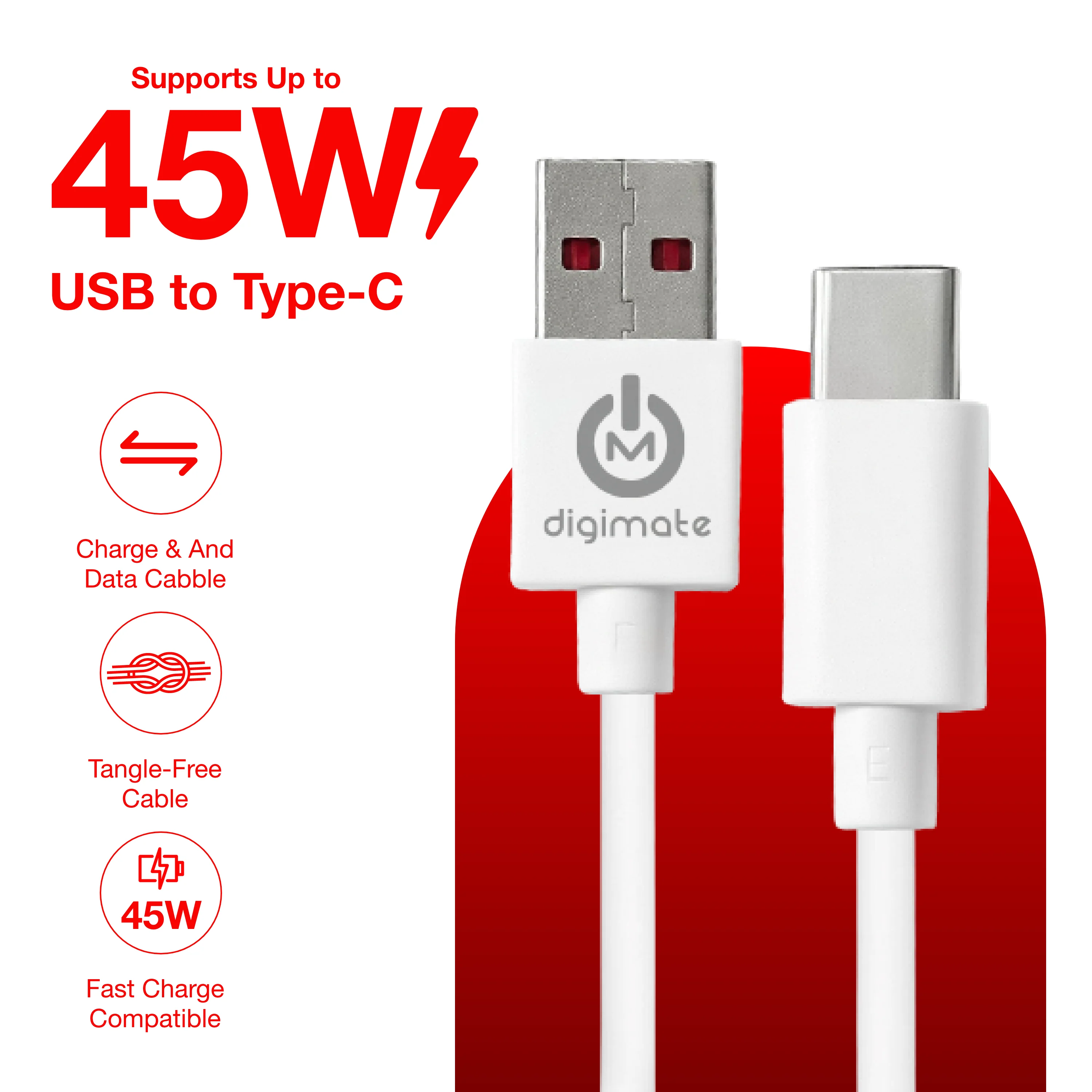 Digimate Raftaar Special Combo – Micro USB + Type-C Fast Charging Cable Bundle ( DG-DC-RAFTAAR-01 | DG-DC-RAFTAAR-01-Type-C ) - Image 2