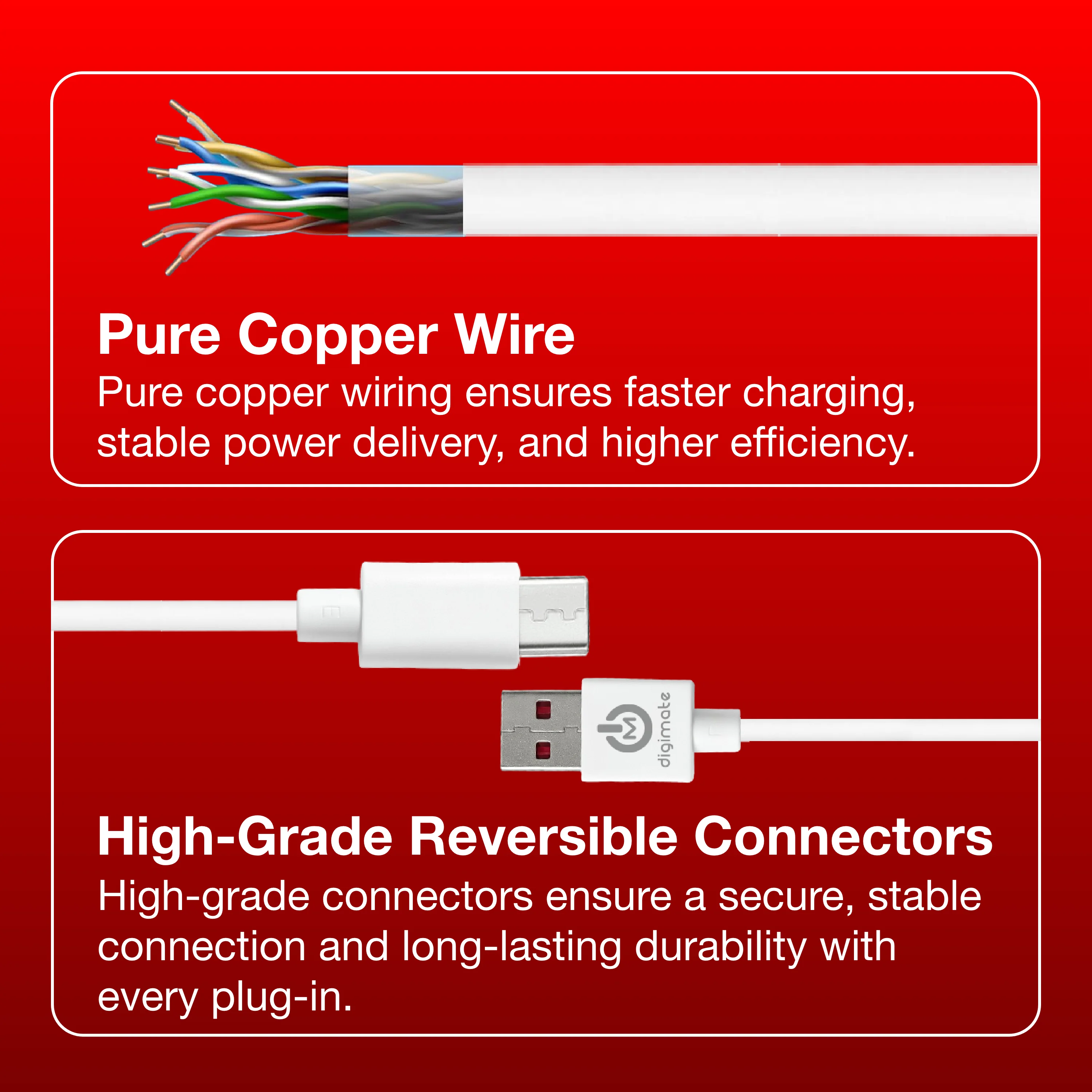 Digimate Raftarr Micro USB Fast Charging Cable, Up to 45W Support, TPE Tangle-Free Design (DG-DC-RAFTAAR-01) - Image 7