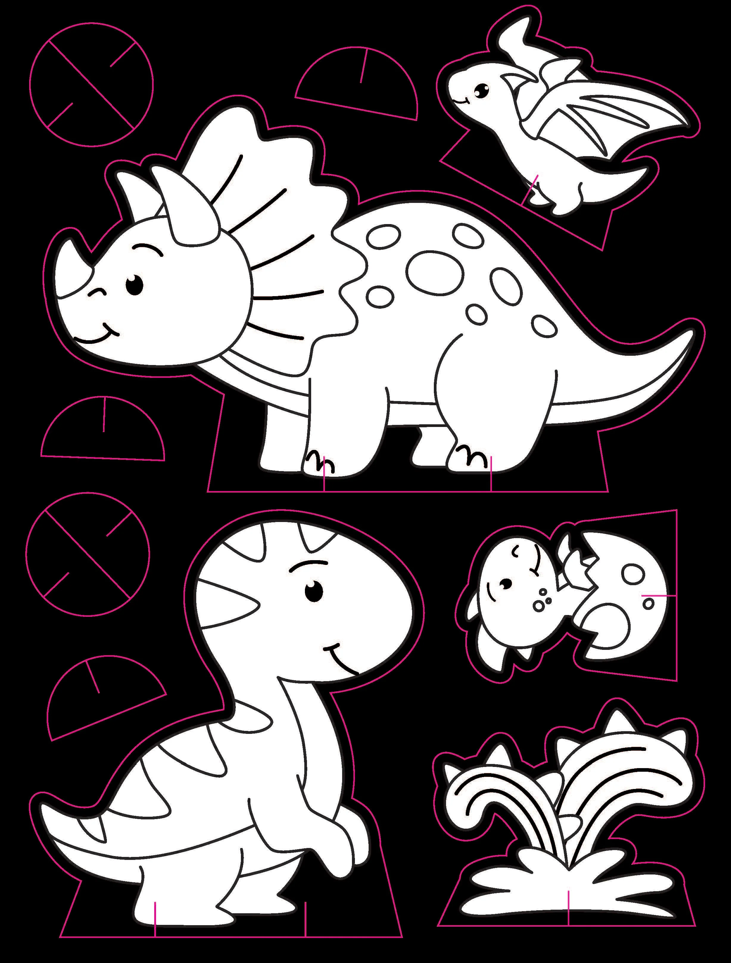 Dinosaur Neon Colour and Sticker Dots Book  Over 500 Stickers - Image 10