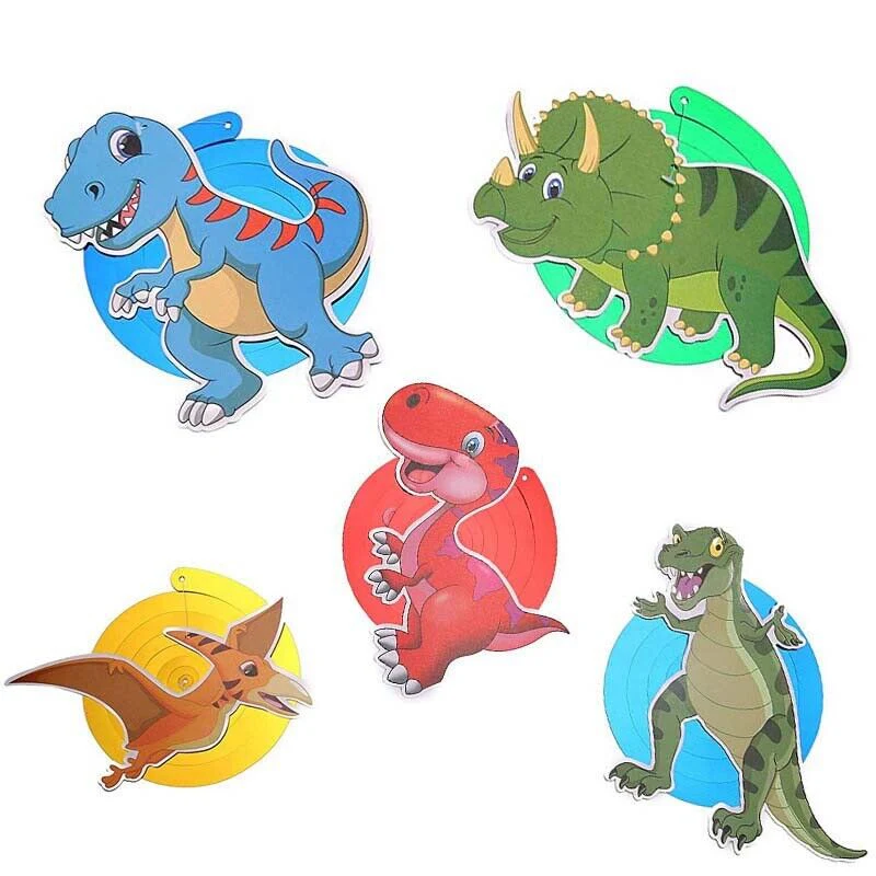 Dinosaur Shape Theme Swirls Decoration (Pack of 12) - Image 2