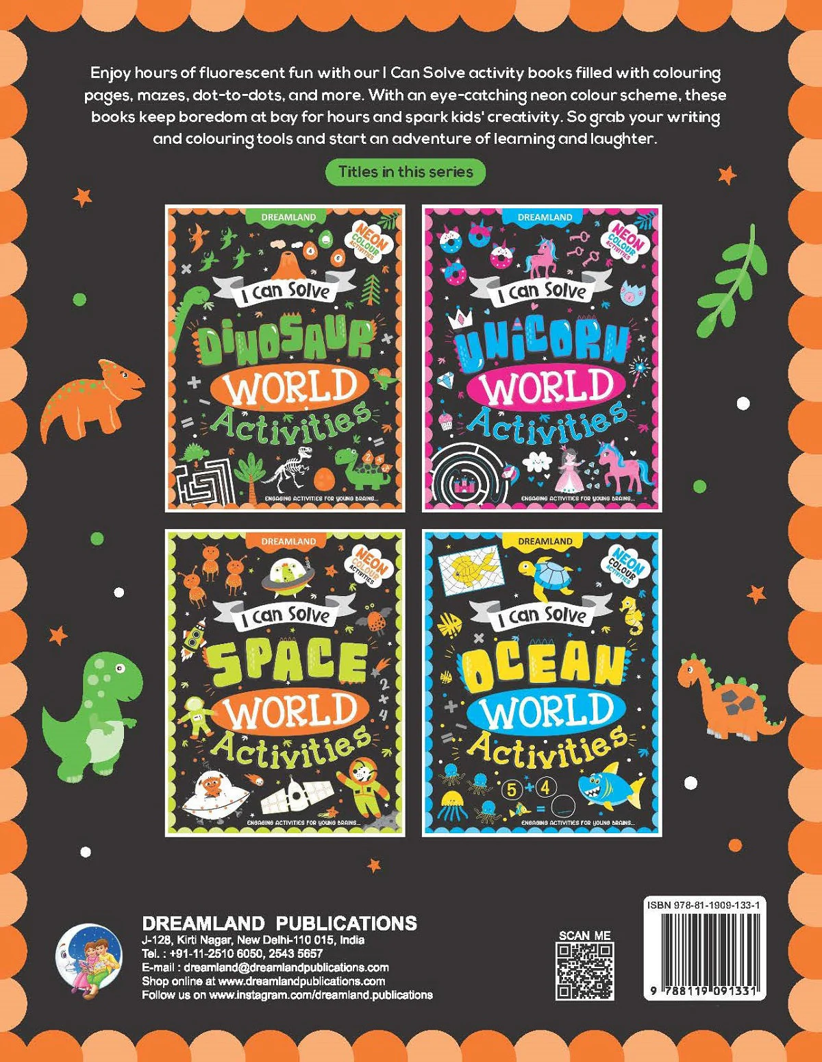 Dinosaur World Activities – I Can Solve Activity Book for Kids Age 4- 8 Years | With Colouring Pages, Mazes, Dot-to-Dots - Image 11