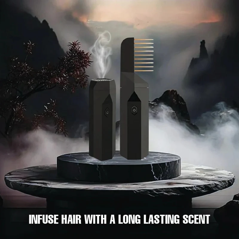 Divine: Rechargeable Bakhoor Natural Fragrance Comb & Electric Incense Diffuser for Hair, Aromatherapy, Meditation & Yoga - Image 7