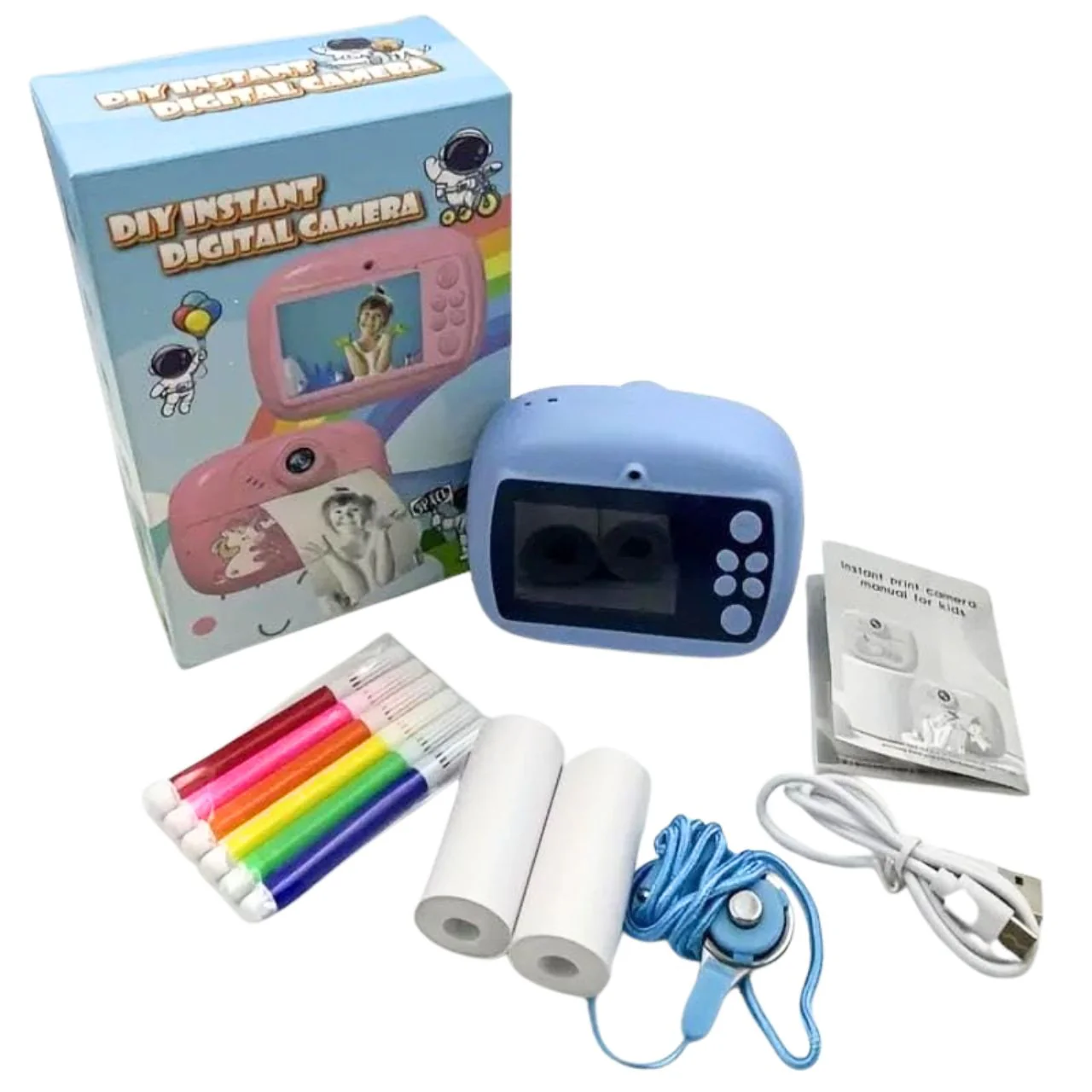 Diy Instant Digital Print Camera for Kids (Random Design) - Image 4