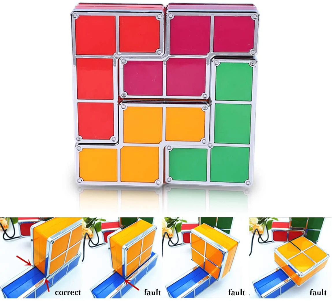 DIY Tetris Puzzle Light Stackable LED Lamp - Image 5