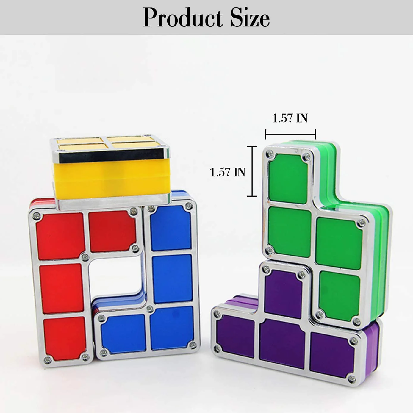 DIY Tetris Puzzle Light Stackable LED Lamp - Image 7