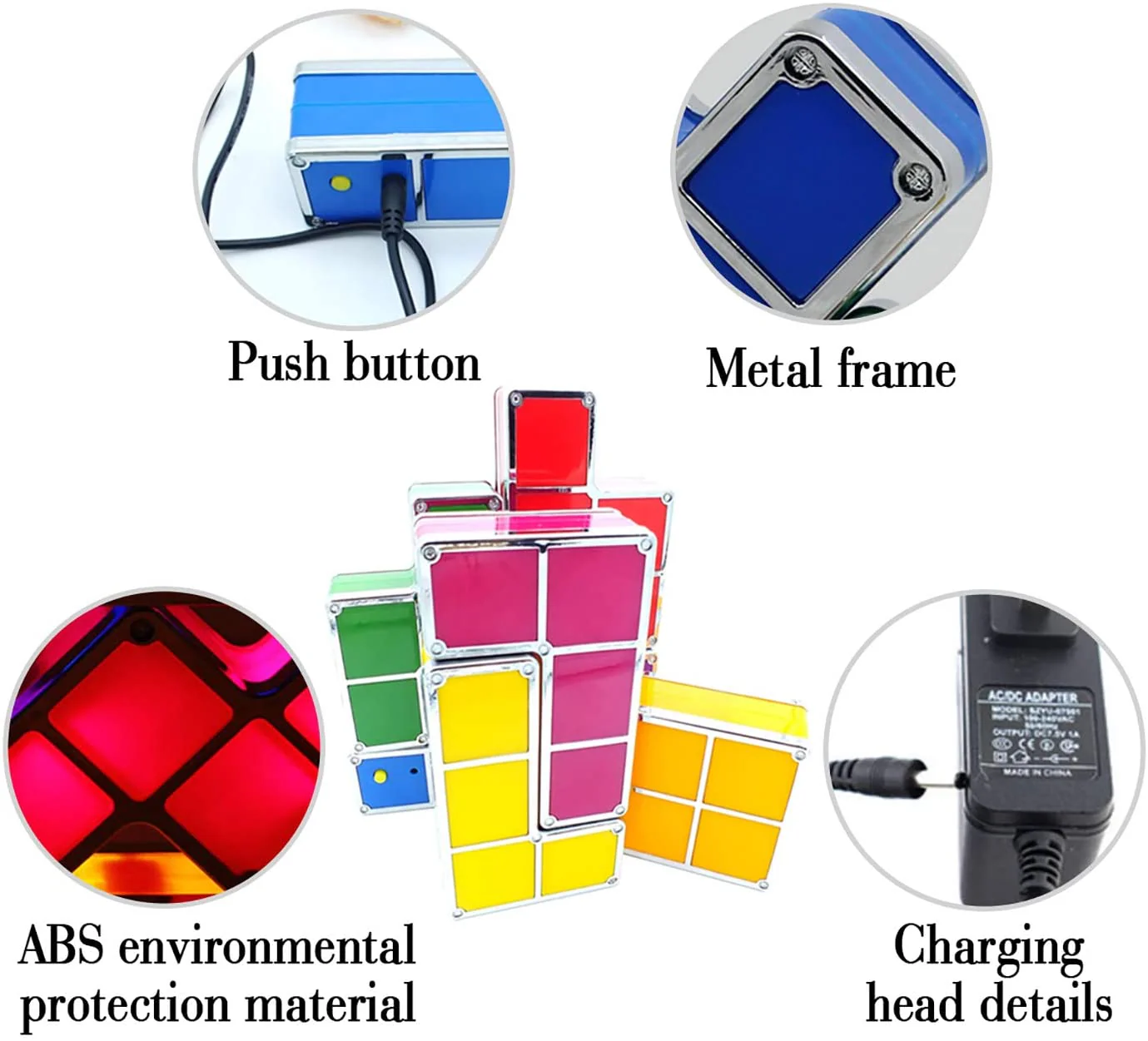 DIY Tetris Puzzle Light Stackable LED Lamp - Image 8