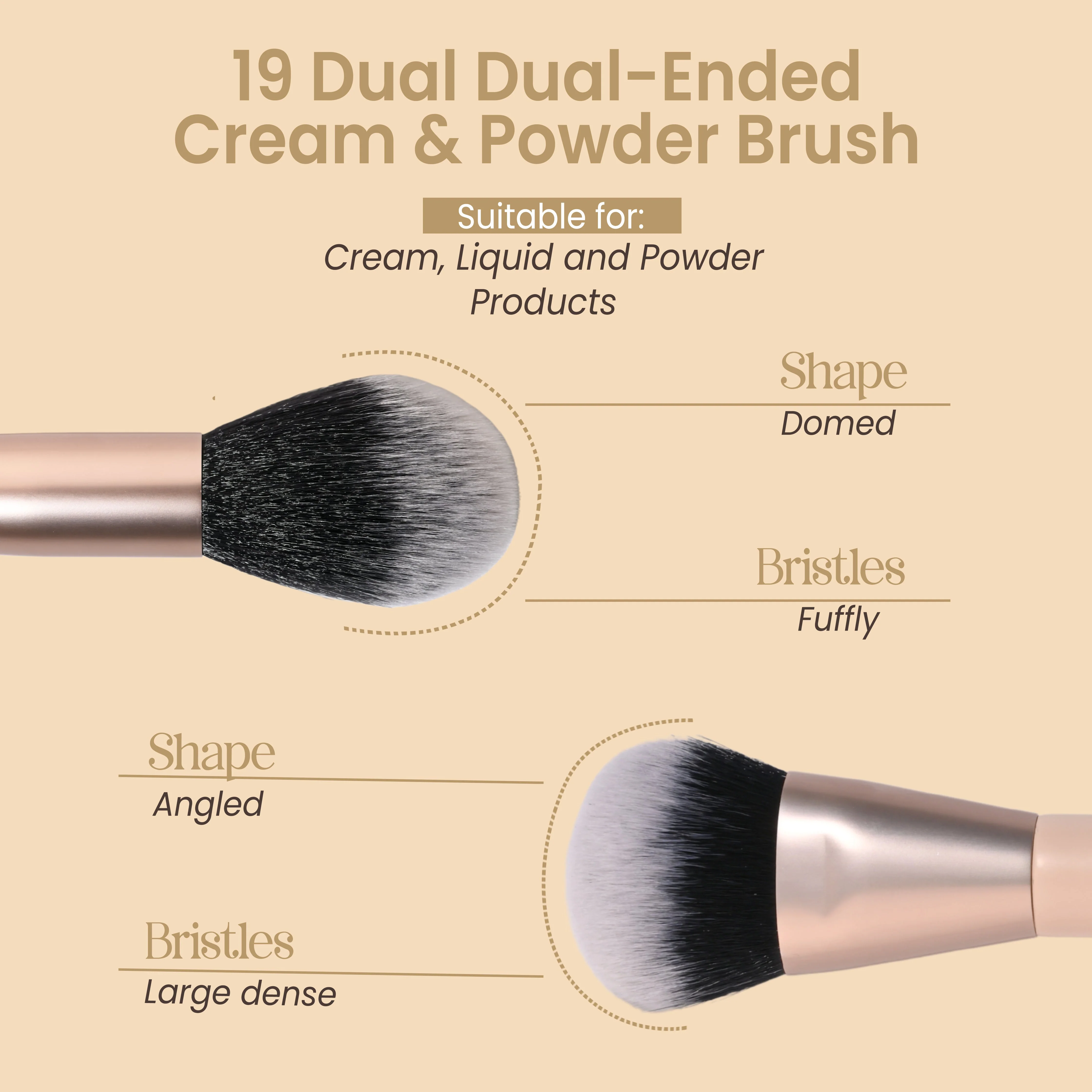 Double Duty – Dual-Ended Cream & Powder Blush Brush 19 - Image 3