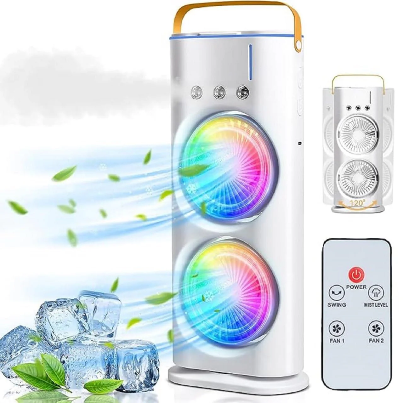 Double End Mini Air Cooler Fan - Image 2