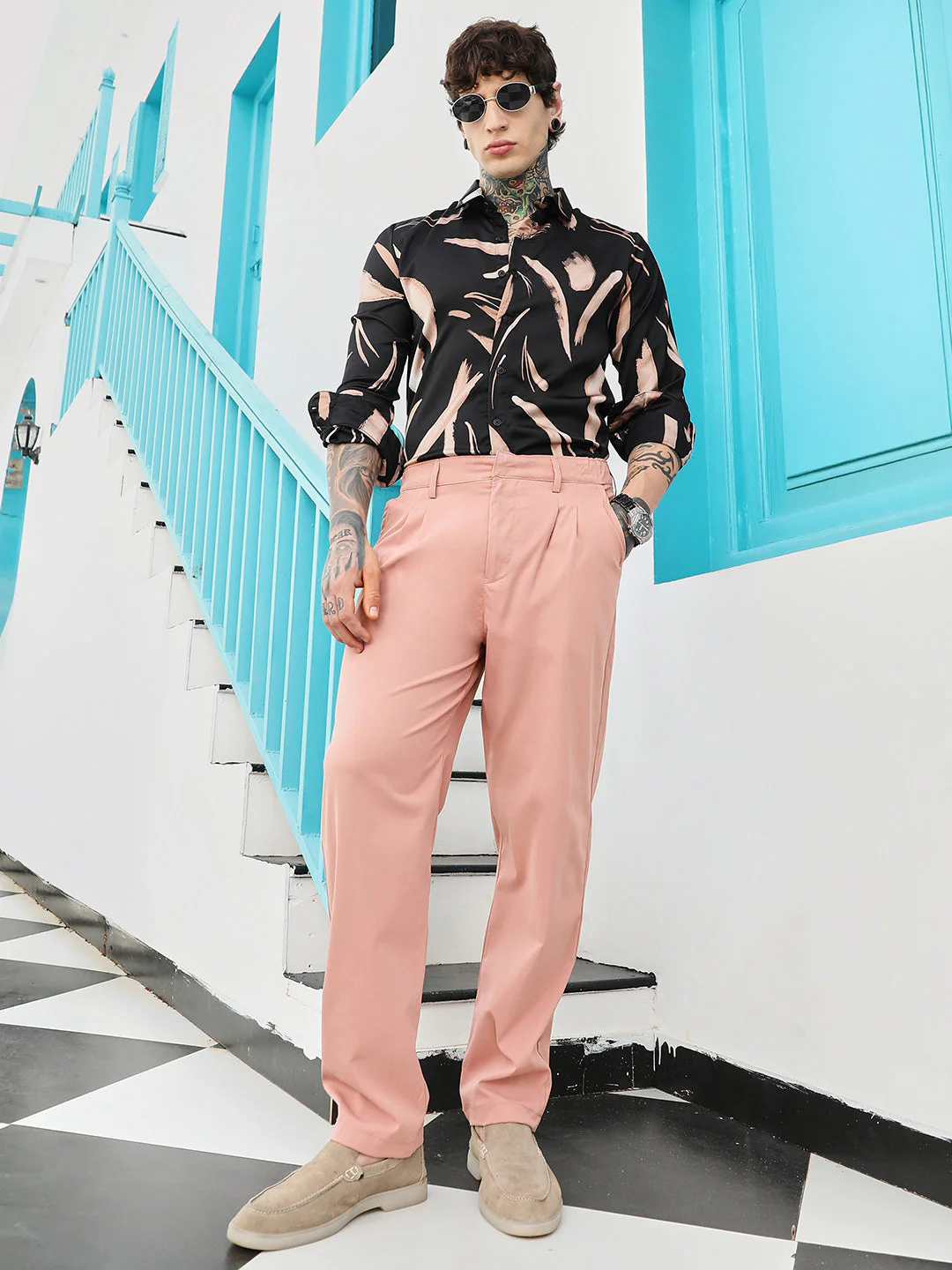 Double-Pleated Tailored Trousers - Image 6