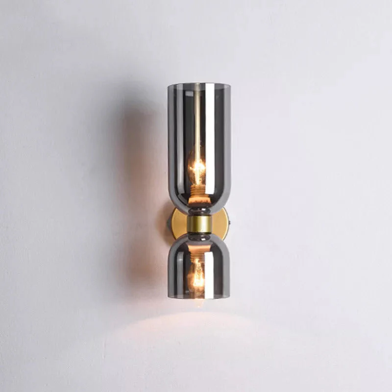 Double Shade Glass Wall Lamp - Image 3