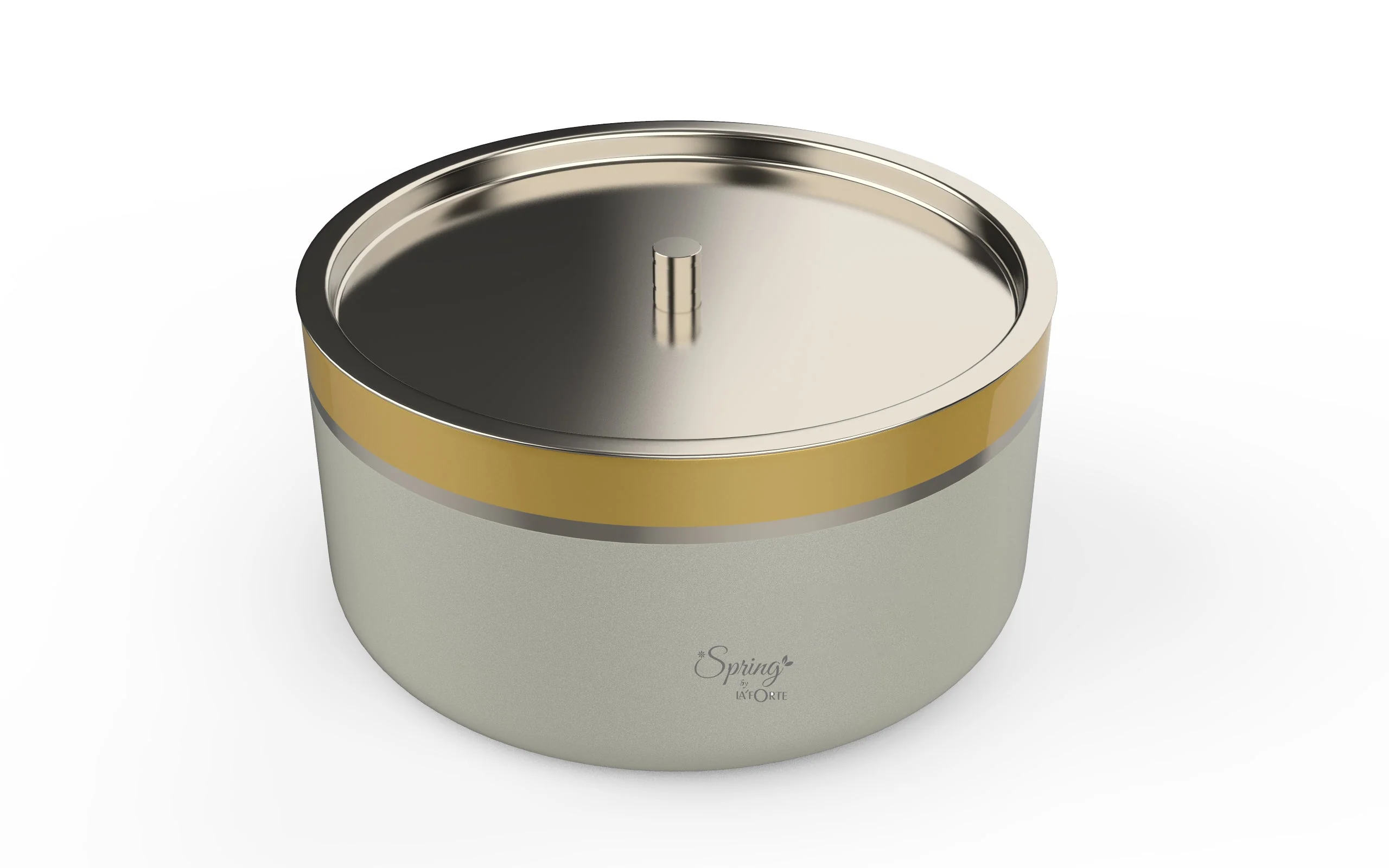 Double Wall Stainless Steel Casserole with Lid | 1200ml Capacity (1700ml Without Lid) | Food-Grade Steel | Multipurpose Serving Bowl | Black & Beige - Image 16