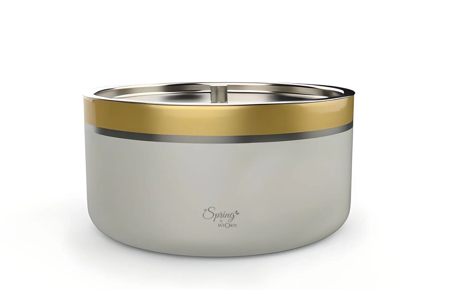 Double Wall Stainless Steel Casserole with Lid | 1200ml Capacity (1700ml Without Lid) | Food-Grade Steel | Multipurpose Serving Bowl | Black & Beige - Image 9