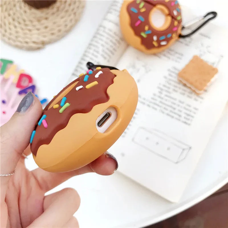 Doughnut -  Airpods Cover for Apple AirPods - Premium Silicone Case - Image 3