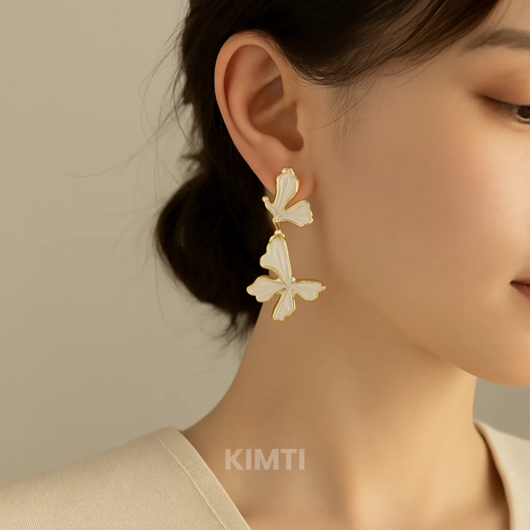 Dreamy Butterfly Earrings - Image 2