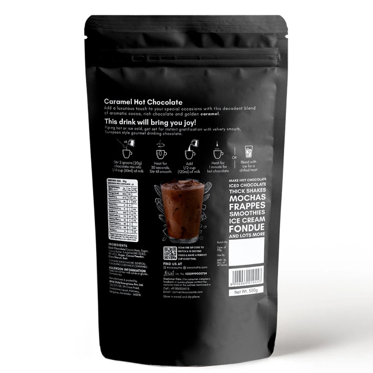 Drinking Chocolate Mix - Caramel - Image 4