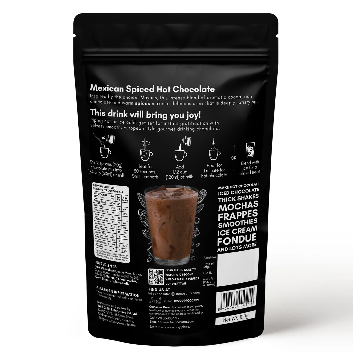 Drinking Chocolate Mix - Mexican Spiced - Image 2