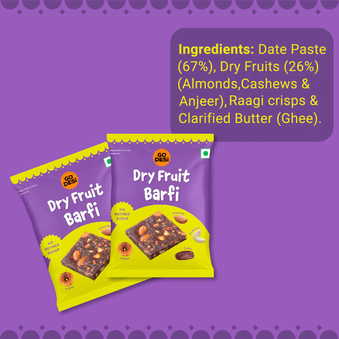 Dry Fruit Barfi - Pack of 6 - Image 8