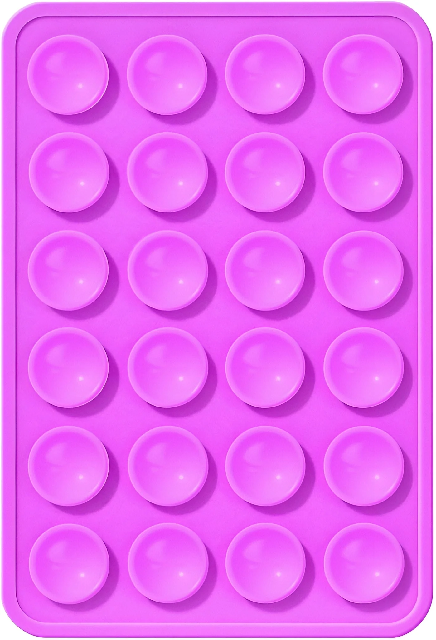 Dsynk Gear Silicone Suction Phone Case Mount, Non Slip Sticky Grip for Cellphone, Silicon Adhesive Suction Cup Mount, Strong Grip Holder for Selfies and Videos (Royal Velvet, Pack of 2) - Image 4