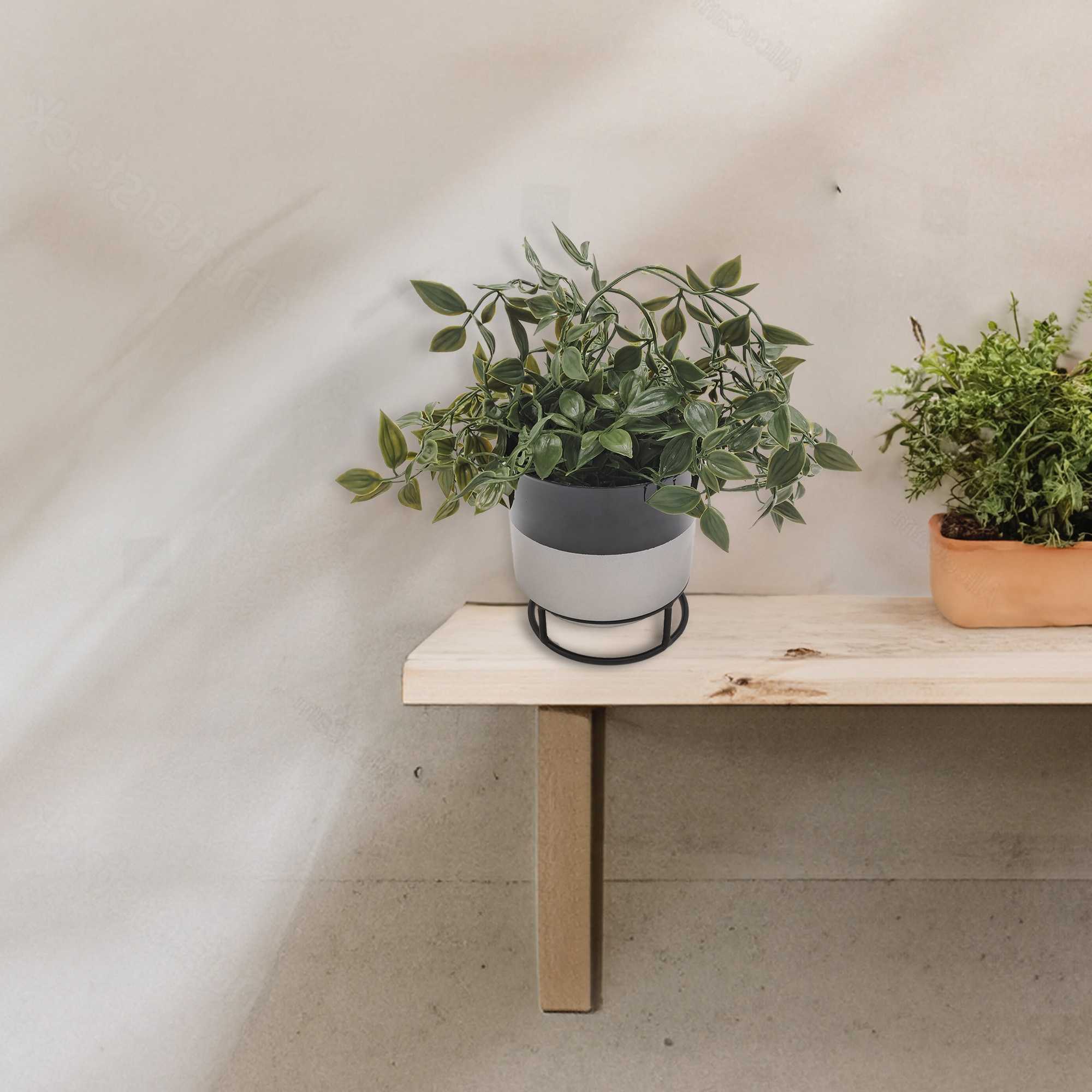 Dual Tone Metal Planter - Image 8