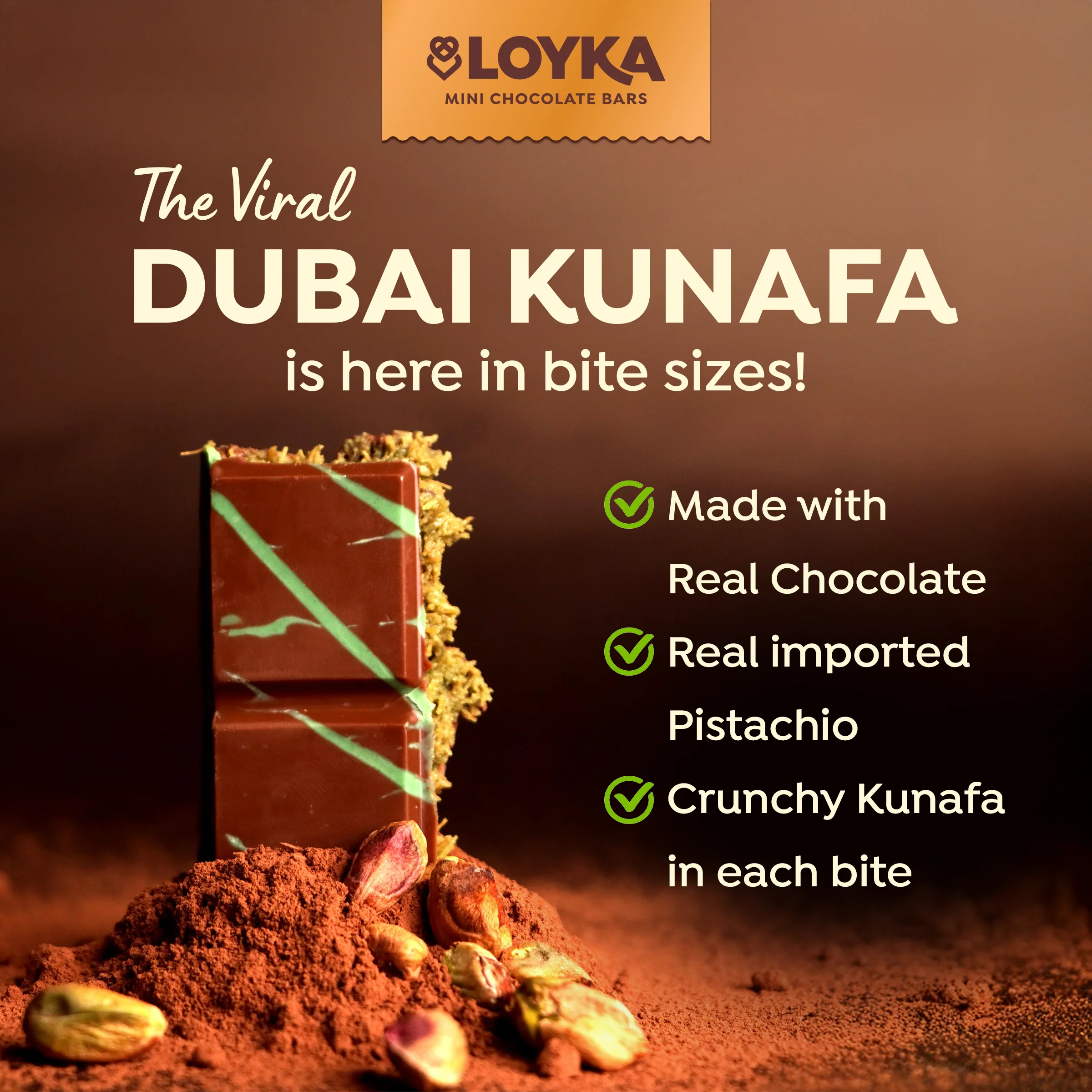 Dubai Kunafa Chocolate Bar - Image 2