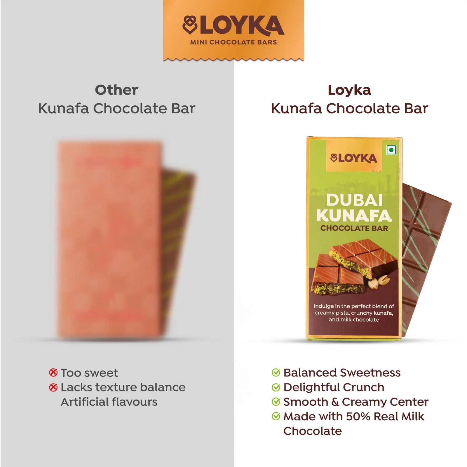 Dubai Kunafa Chocolate Bar - Image 4