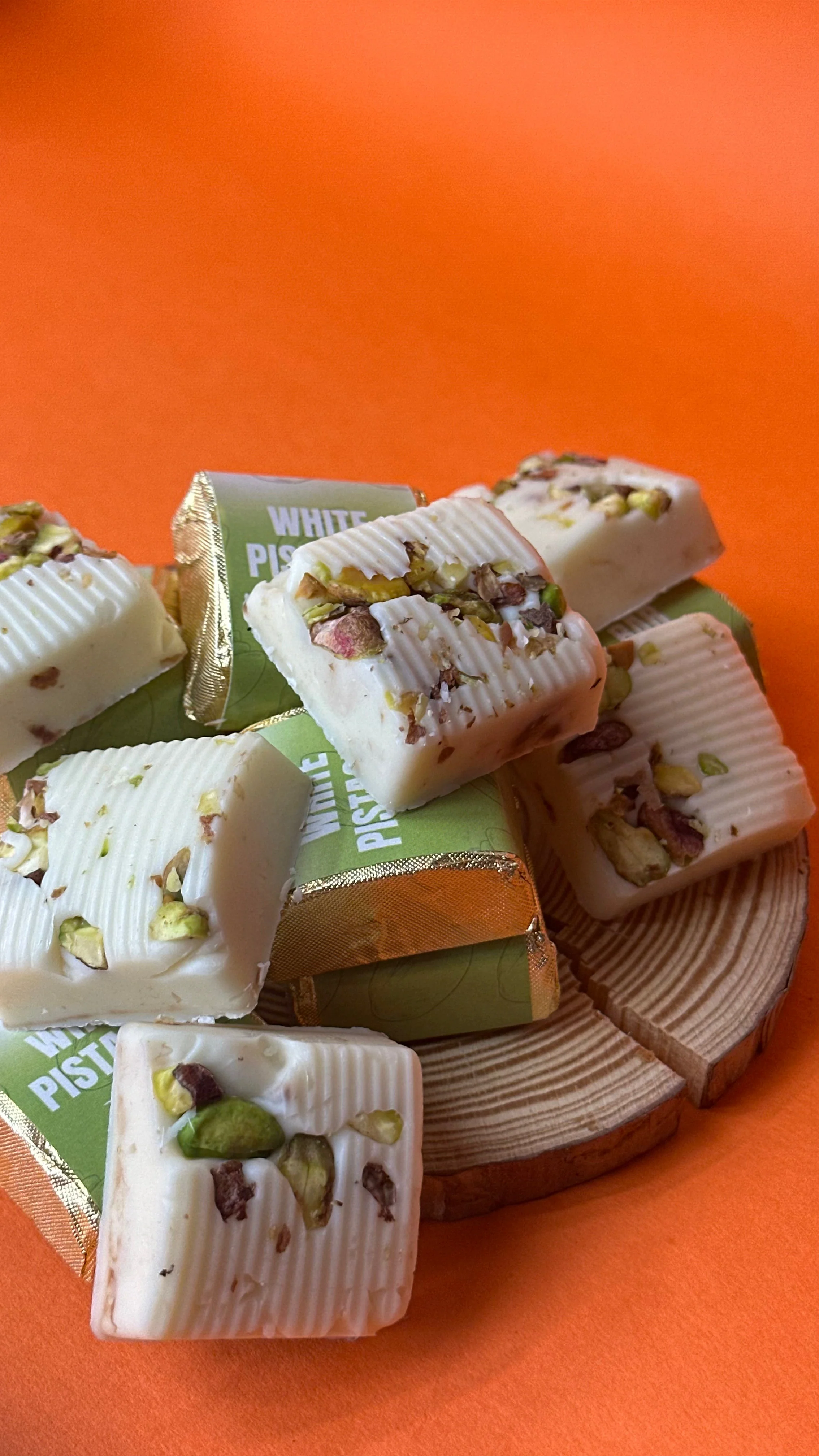 Dubai White Pistachio Bite (8pcs) - Image 3