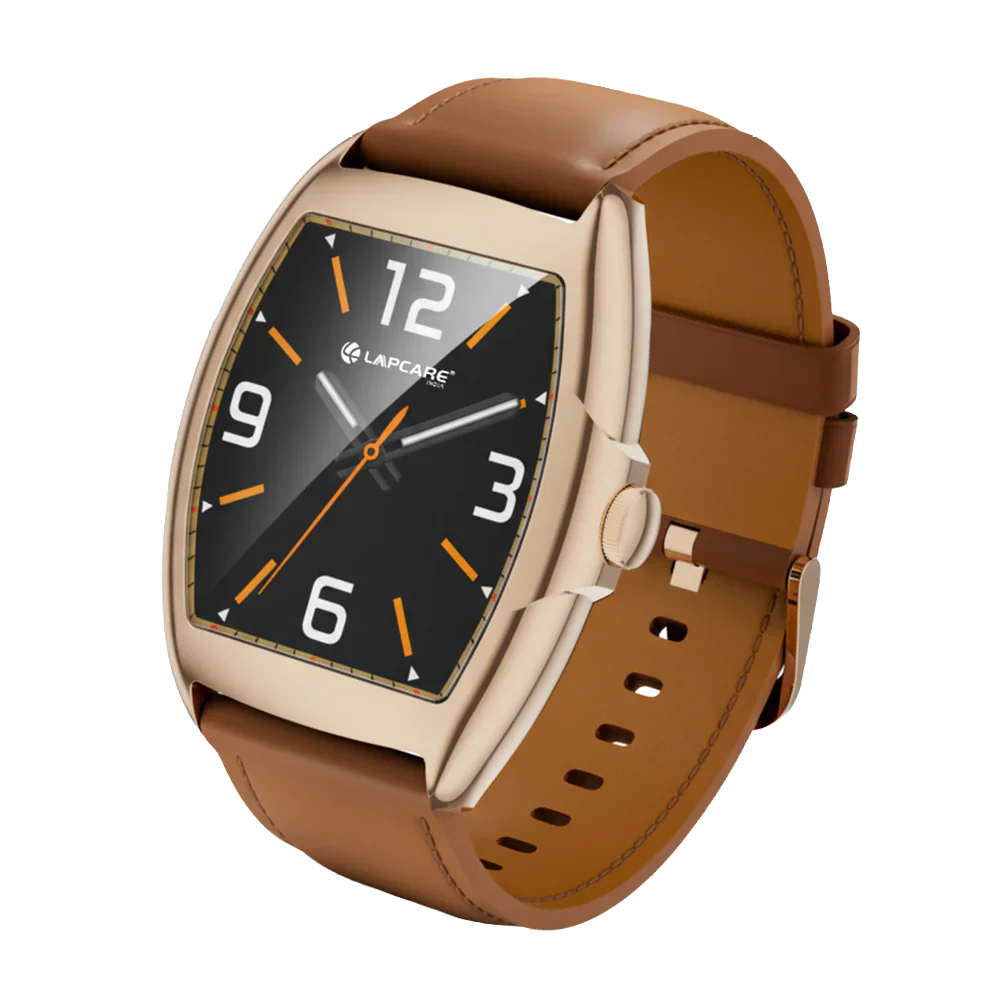Dude Smart Watch with 1.77” AMOLED Display With Bluetooth Calling -Brown (LSW-606)