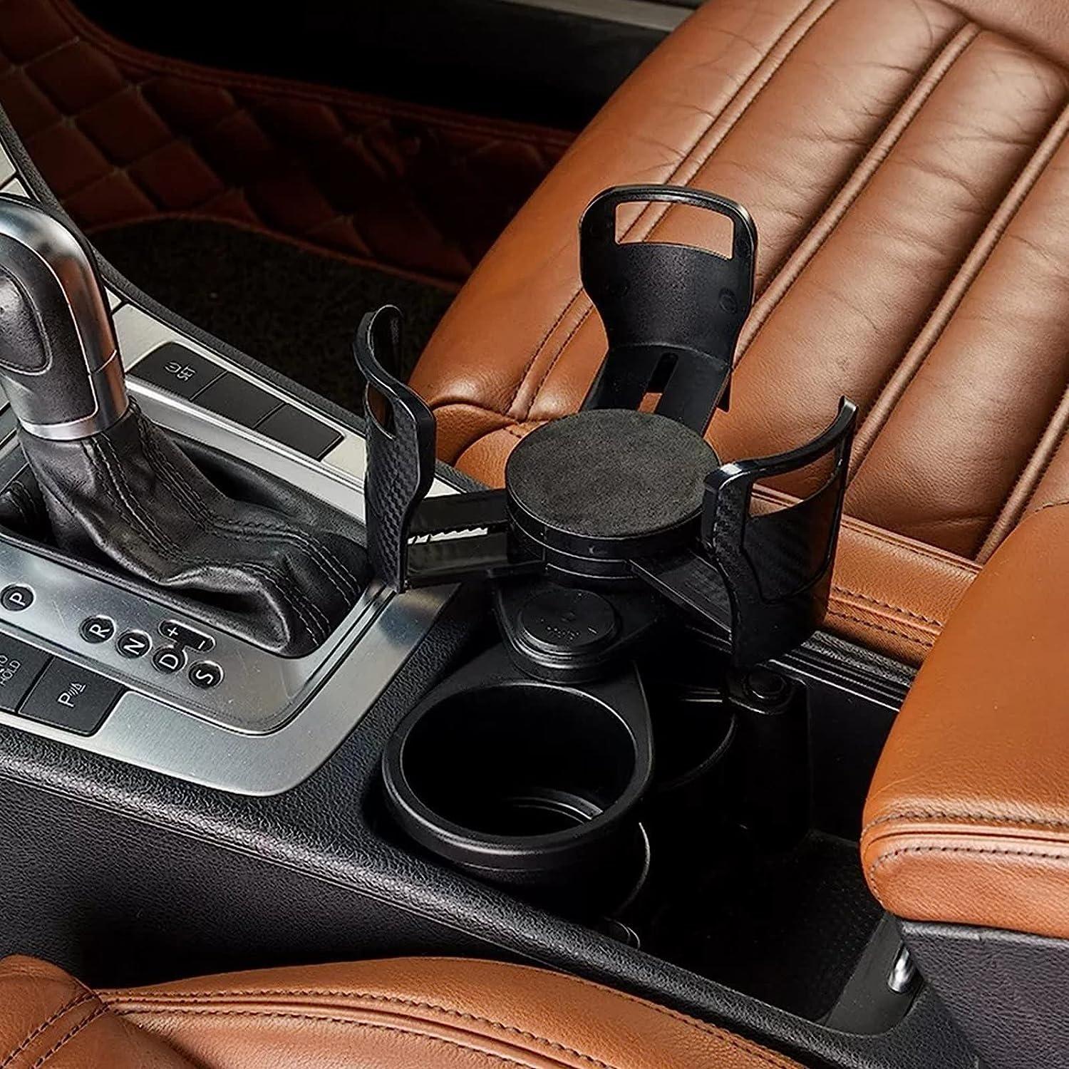 DuoHold: 2-in-1 Car Cup Holder Expander with 360° Rotation & Adjustable Dual Cup Slots for Large Drinks & Travel Convenience - Image 5