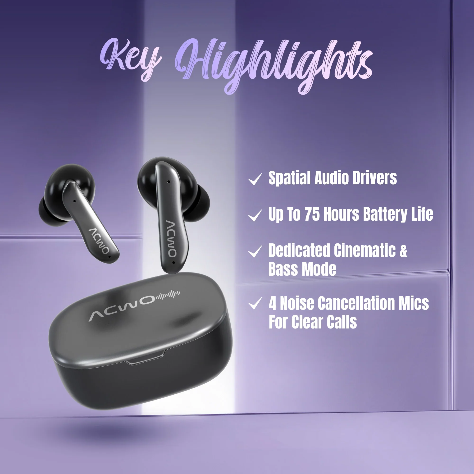 DwOTS 111  TWS Spatial Audio Earbuds - Image 20