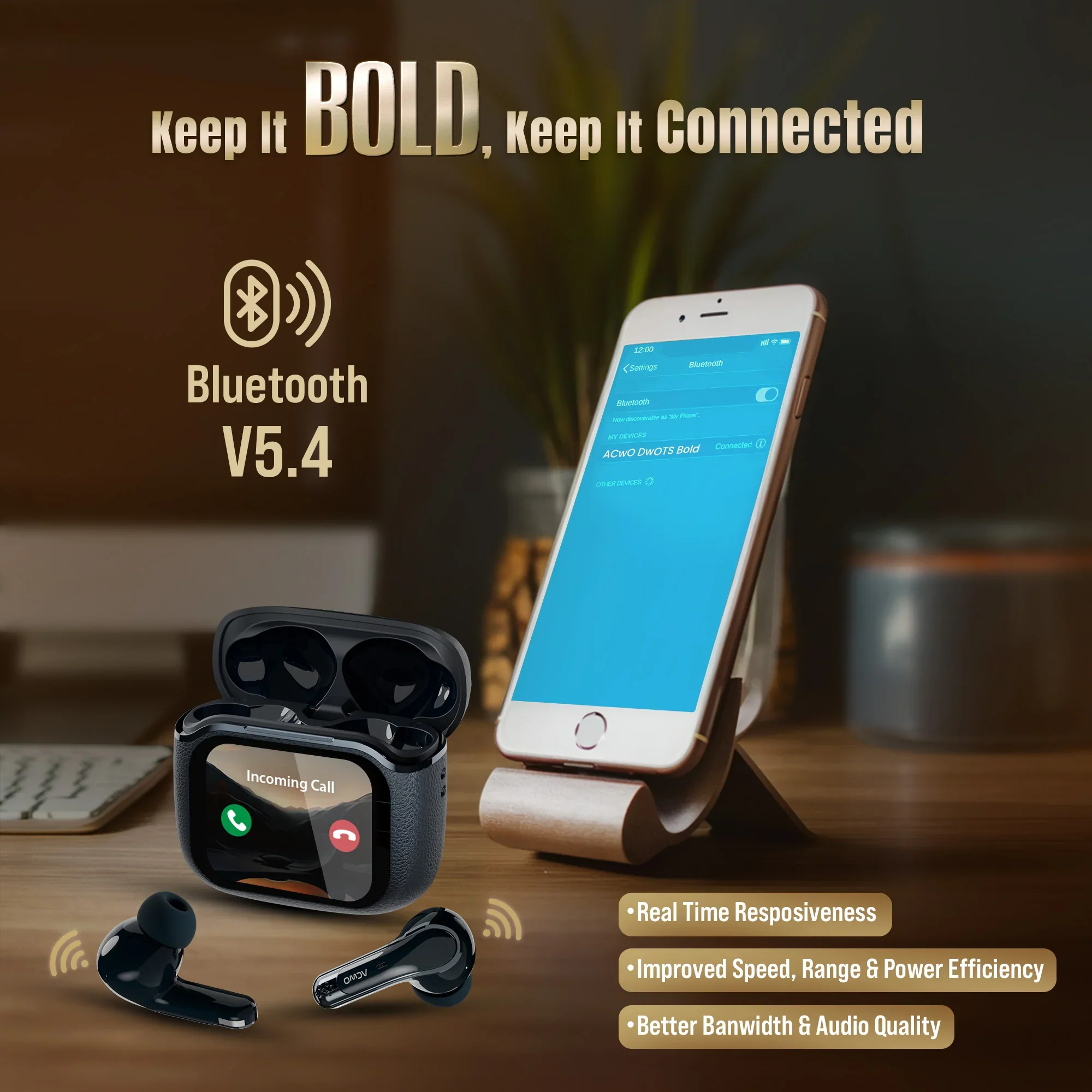 DwOTS BOLD -  HD Display TWS  Earbuds - Image 11