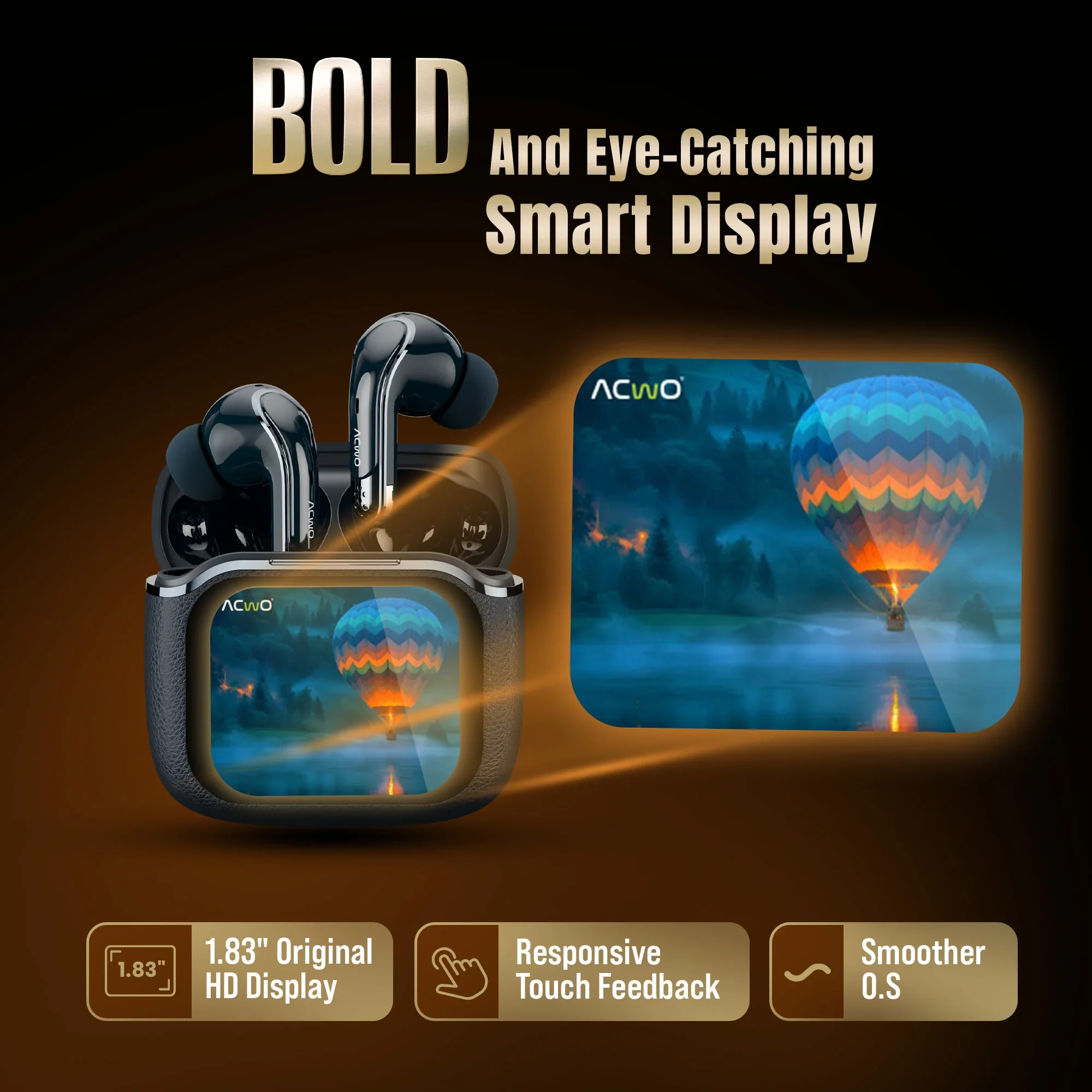 DwOTS BOLD -  HD Display TWS  Earbuds - Image 12