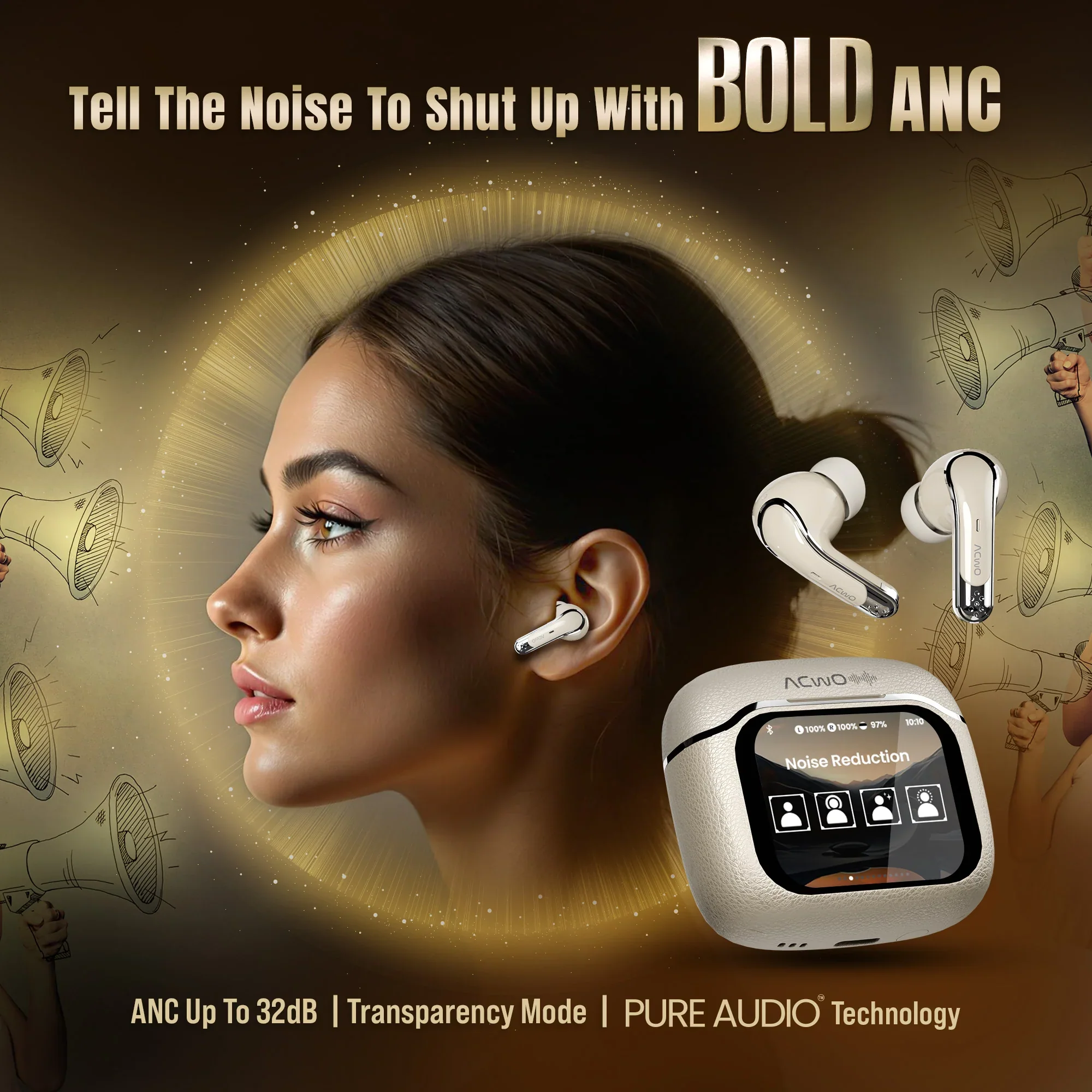 DwOTS BOLD -  HD Display TWS  Earbuds - Image 24