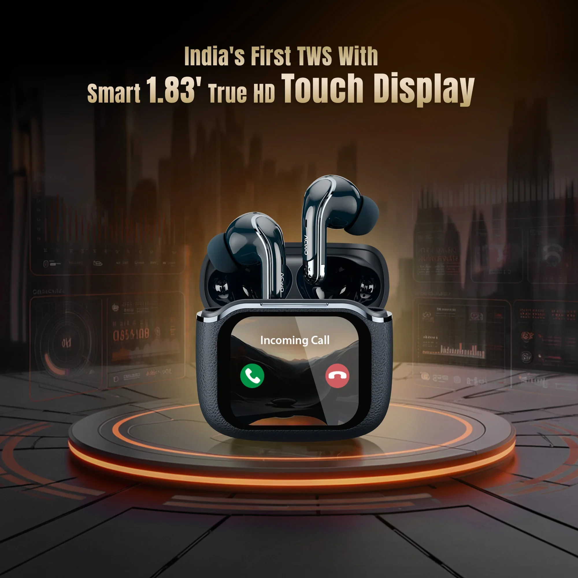 DwOTS BOLD -  HD Display TWS  Earbuds - Image 4