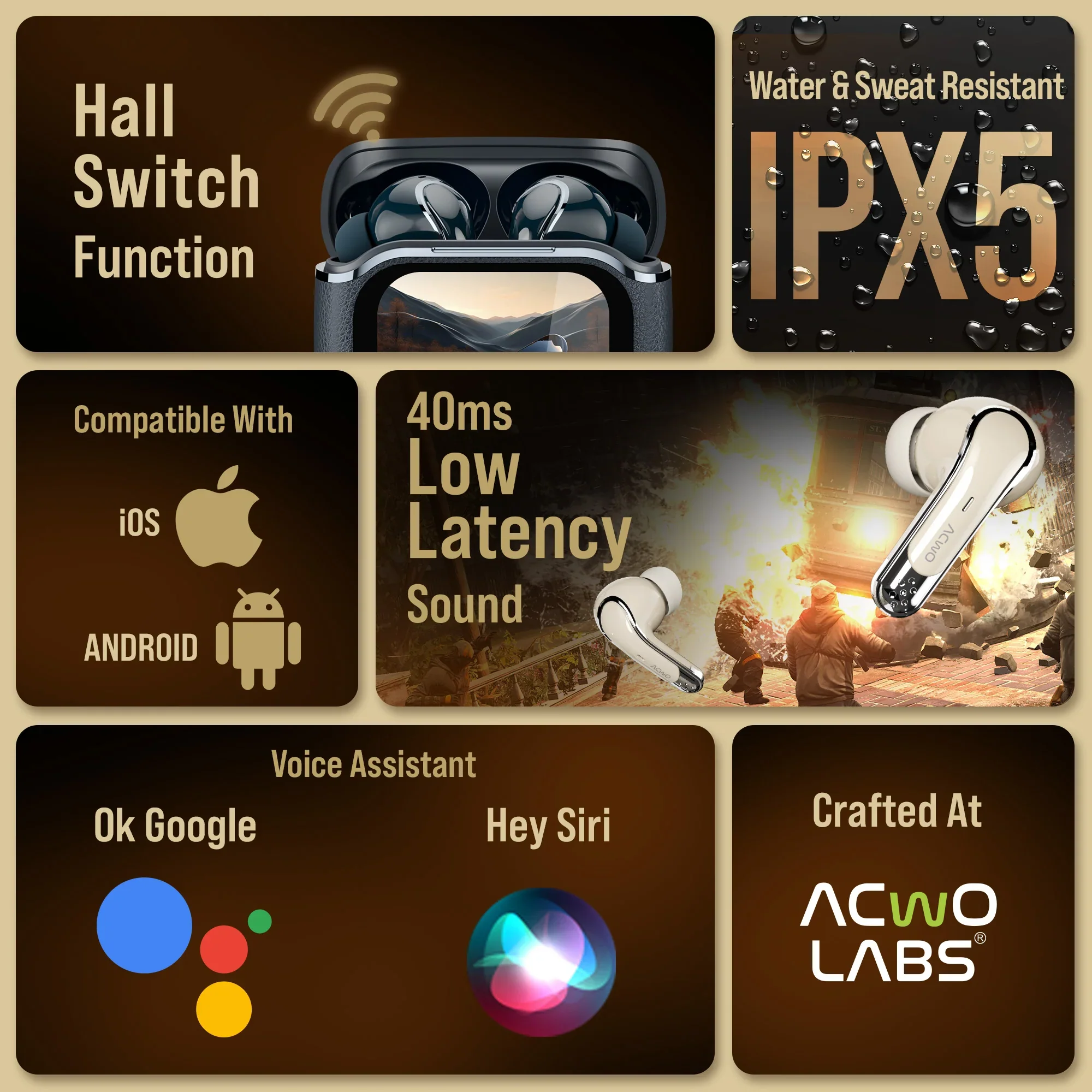 DwOTS BOLD -  HD Display TWS  Earbuds - Image 9