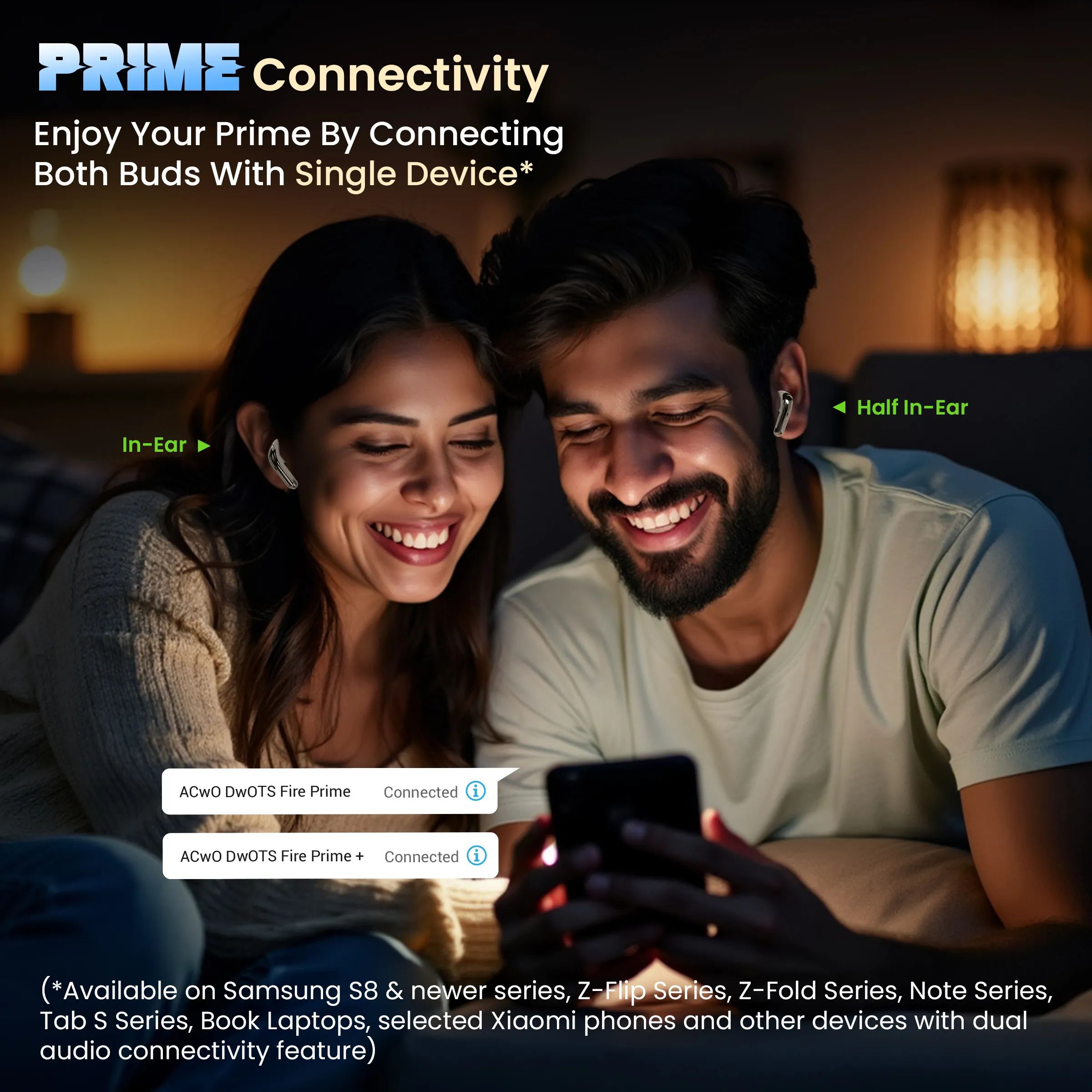 Dwots Fire Prime - IndiaS First 4 Earbuds In 1 Case With Advanced Anc + Smart Touch Screen Display Black - Image 6