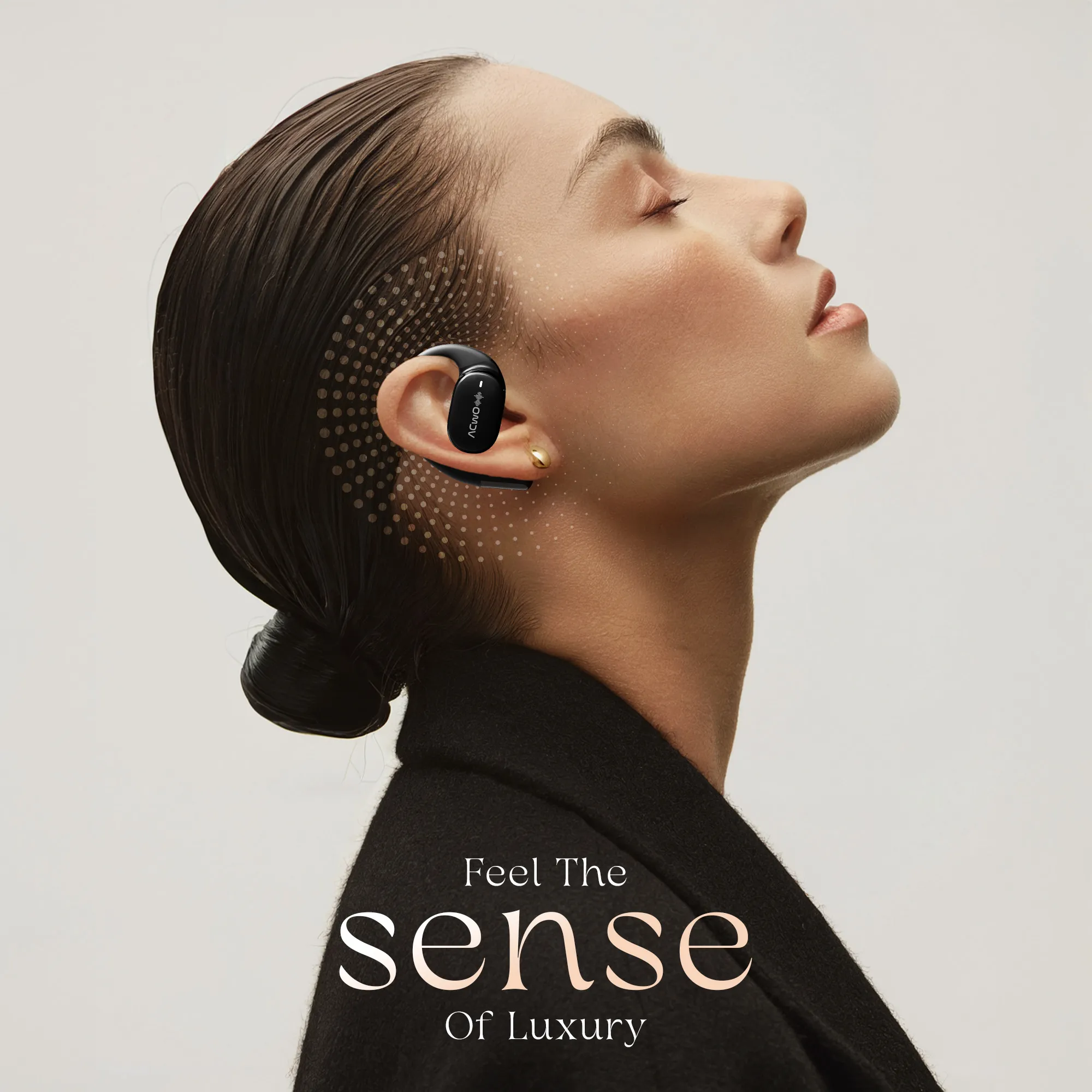 DwOTS Sense Open-Ear White Wireless Headphones - Image 10