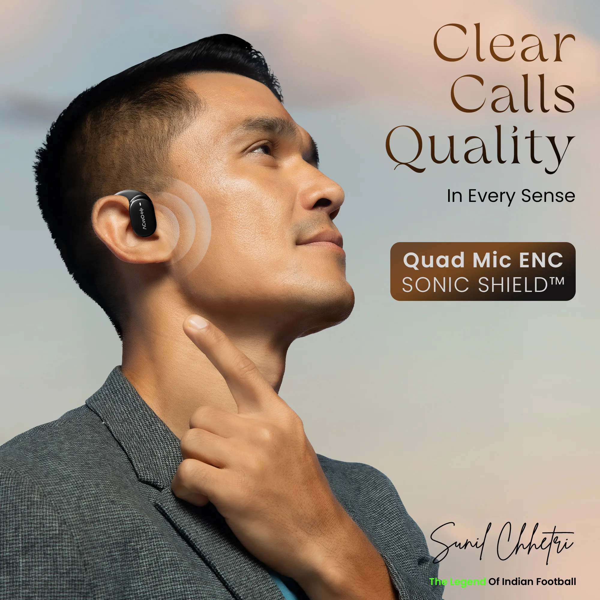 DwOTS Sense Open-Ear White Wireless Headphones - Image 11