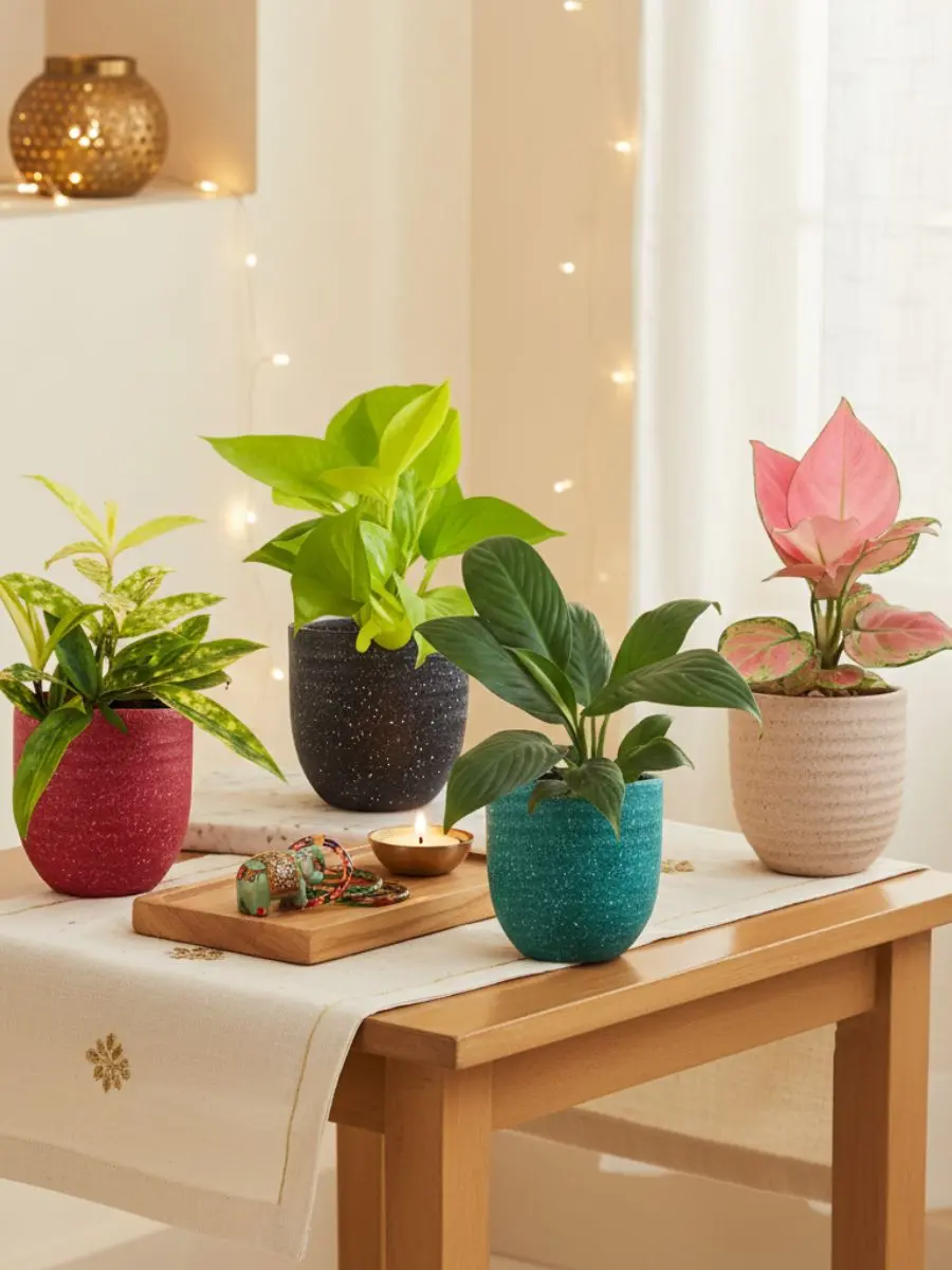 Easy Care Air Purifying Indoor Plants Combo (Small) - Image 8