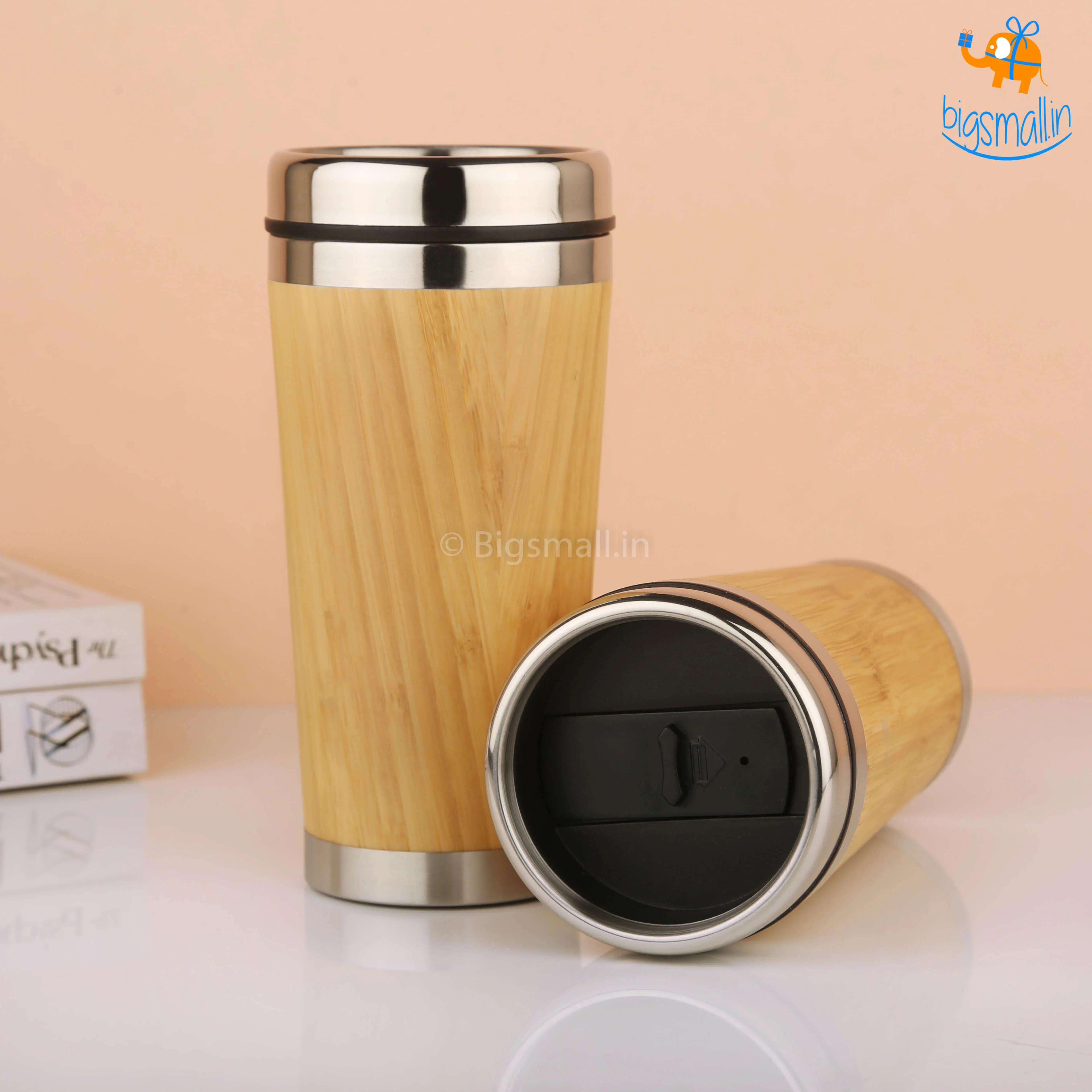 Eco-Friendly Bamboo Flask - Image 2