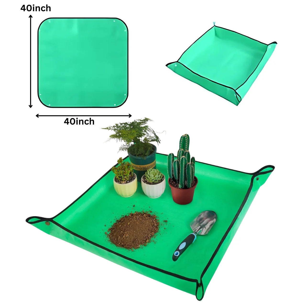 Ecofynd Gardening Mat – Waterproof Potting & Repotting Setup, 40 Inches - Image 2
