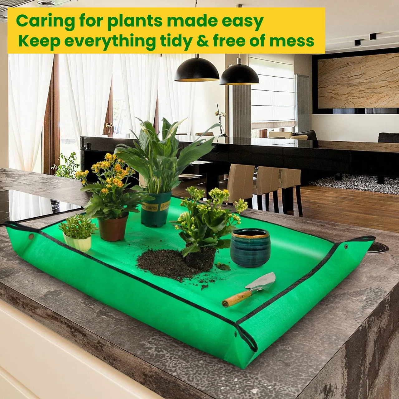 Ecofynd Gardening Mat – Waterproof Potting & Repotting Setup, 40 Inches - Image 4